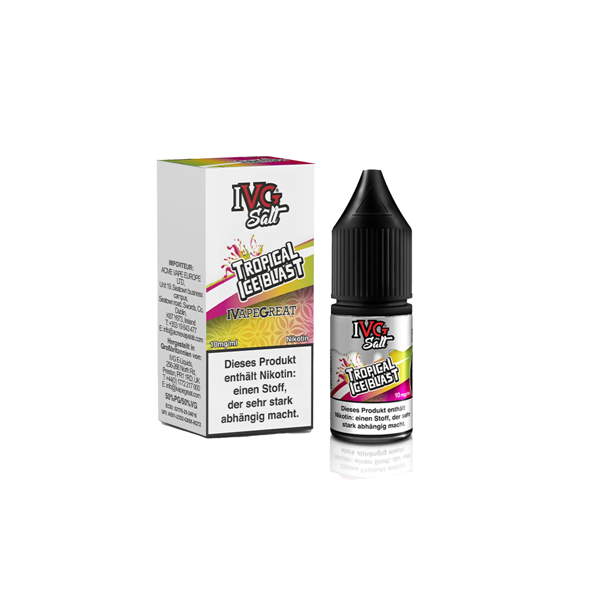 IVG Tropical Ice Blast 10 ml Nikotinsalz Liquid