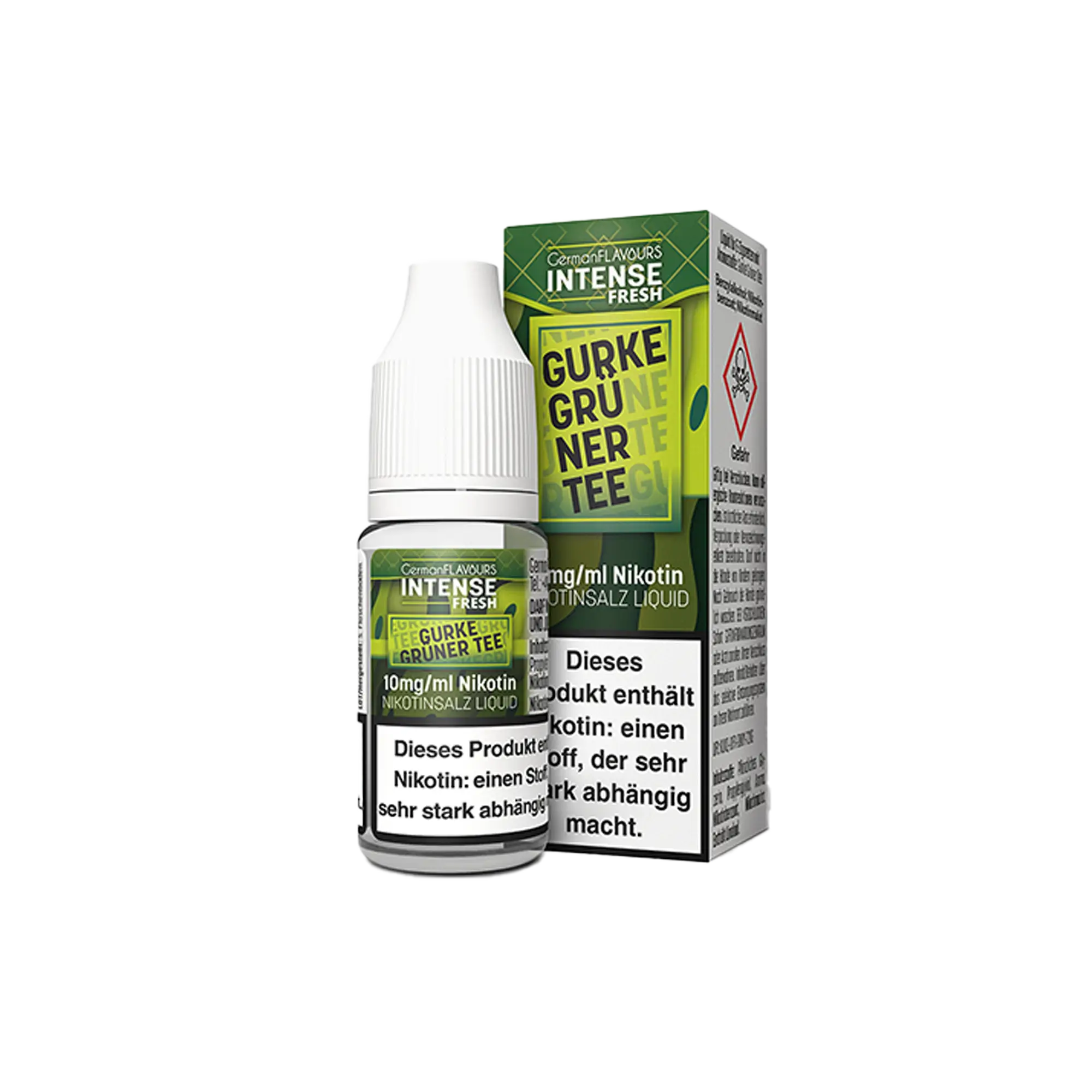 Intense Fresh Gurke Grüner Tee 10 ml Liquid