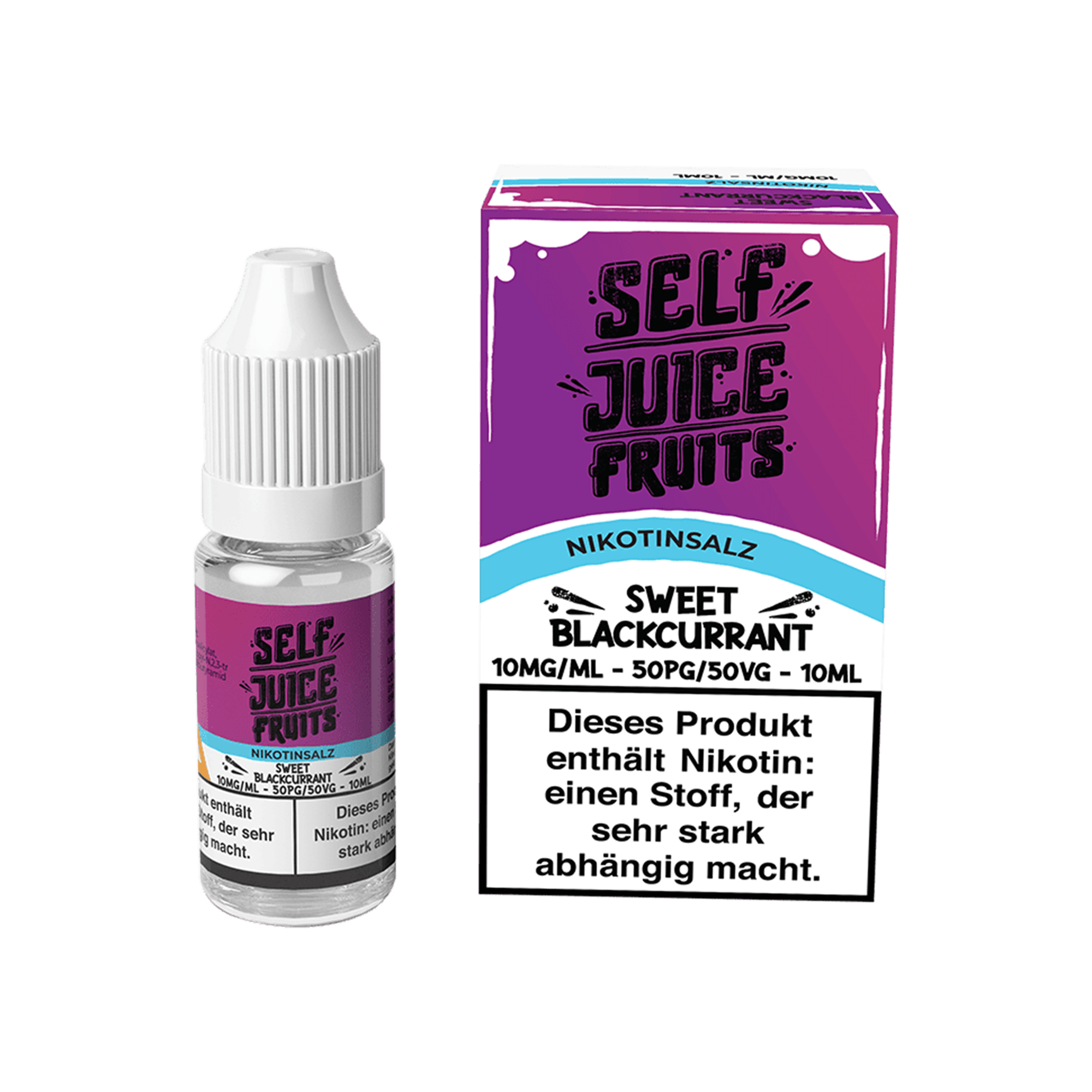 Self Juice Sweet Blackcurrant 10 ml NicSalt Liquid