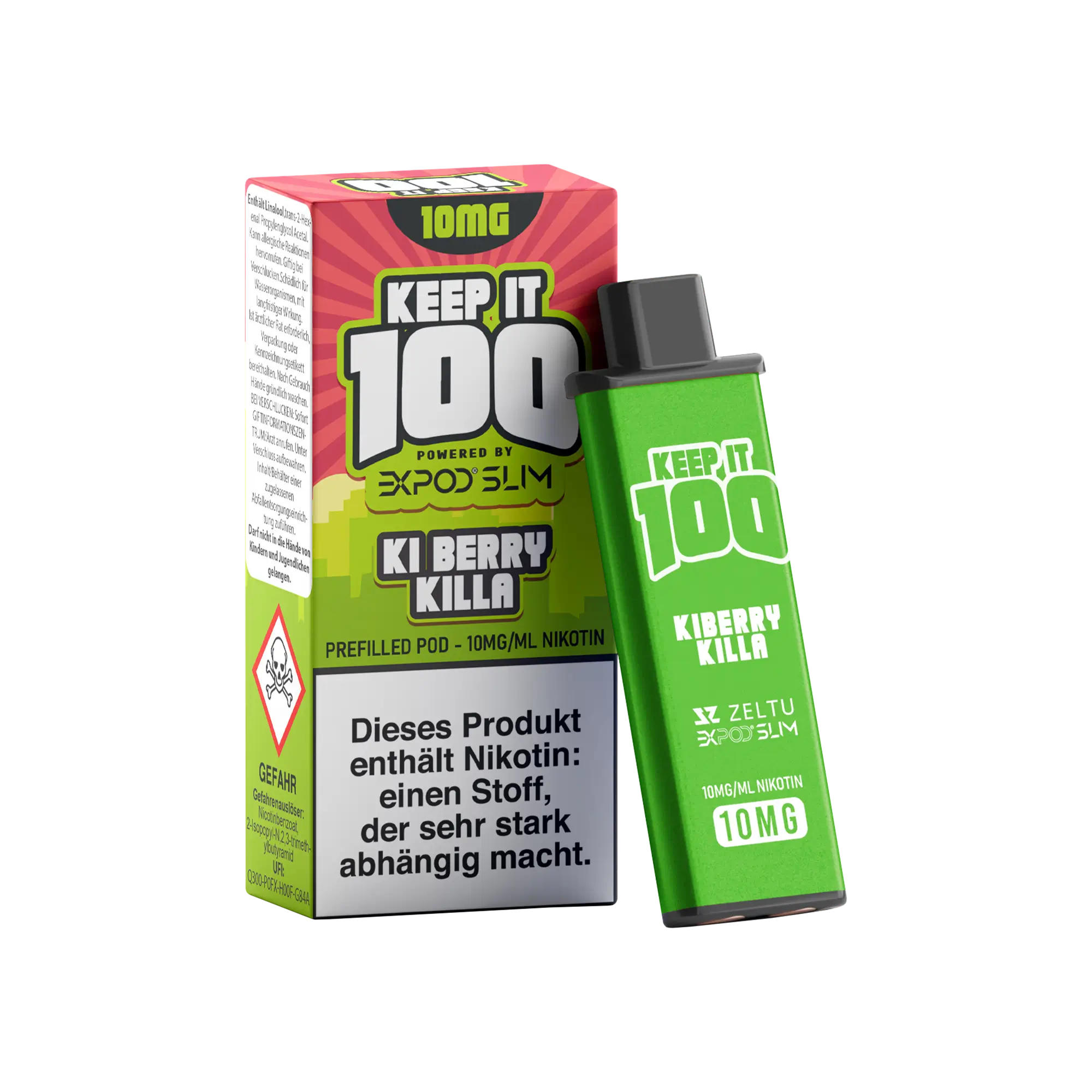 Exvape Expod Slim Keep it 100 Ki Berry Killa 2 ml Prefilled Pod