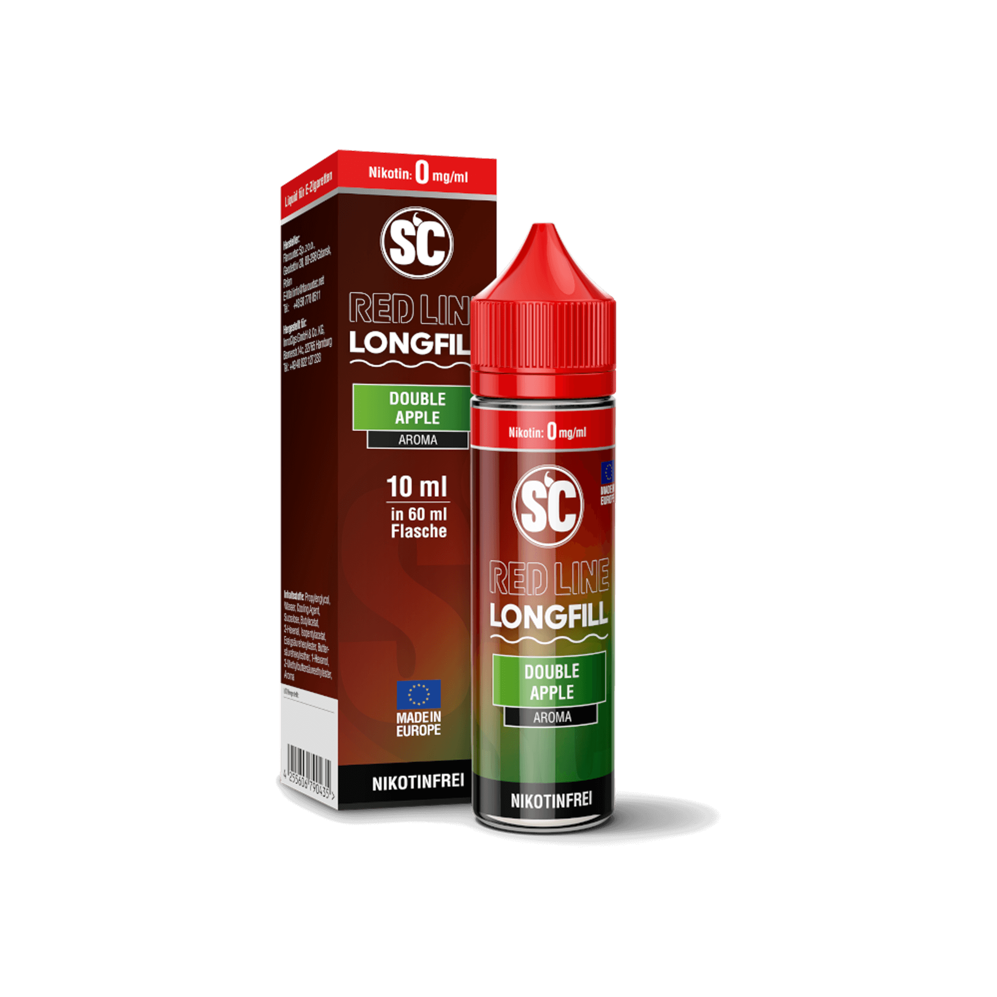 SC Red Line Double Apple 10 ml Longfill Aroma SC Red Line Double Apple 10 ml Longfill Aroma