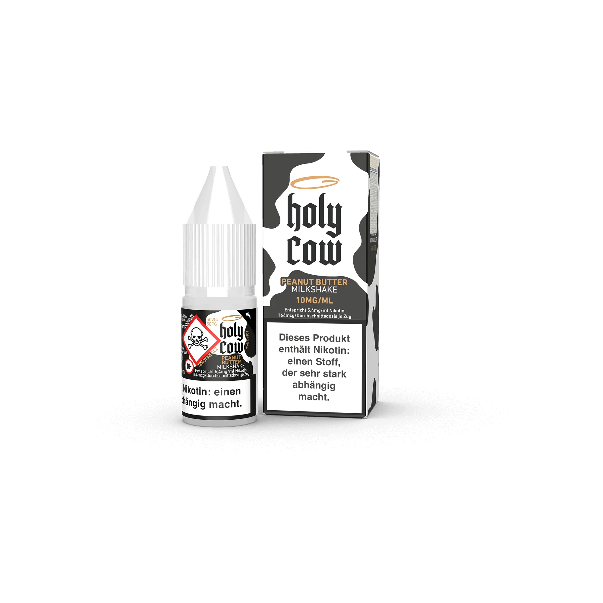 Holy Cow Peanut Butter Milkshake 10 ml NicSalt Liquid