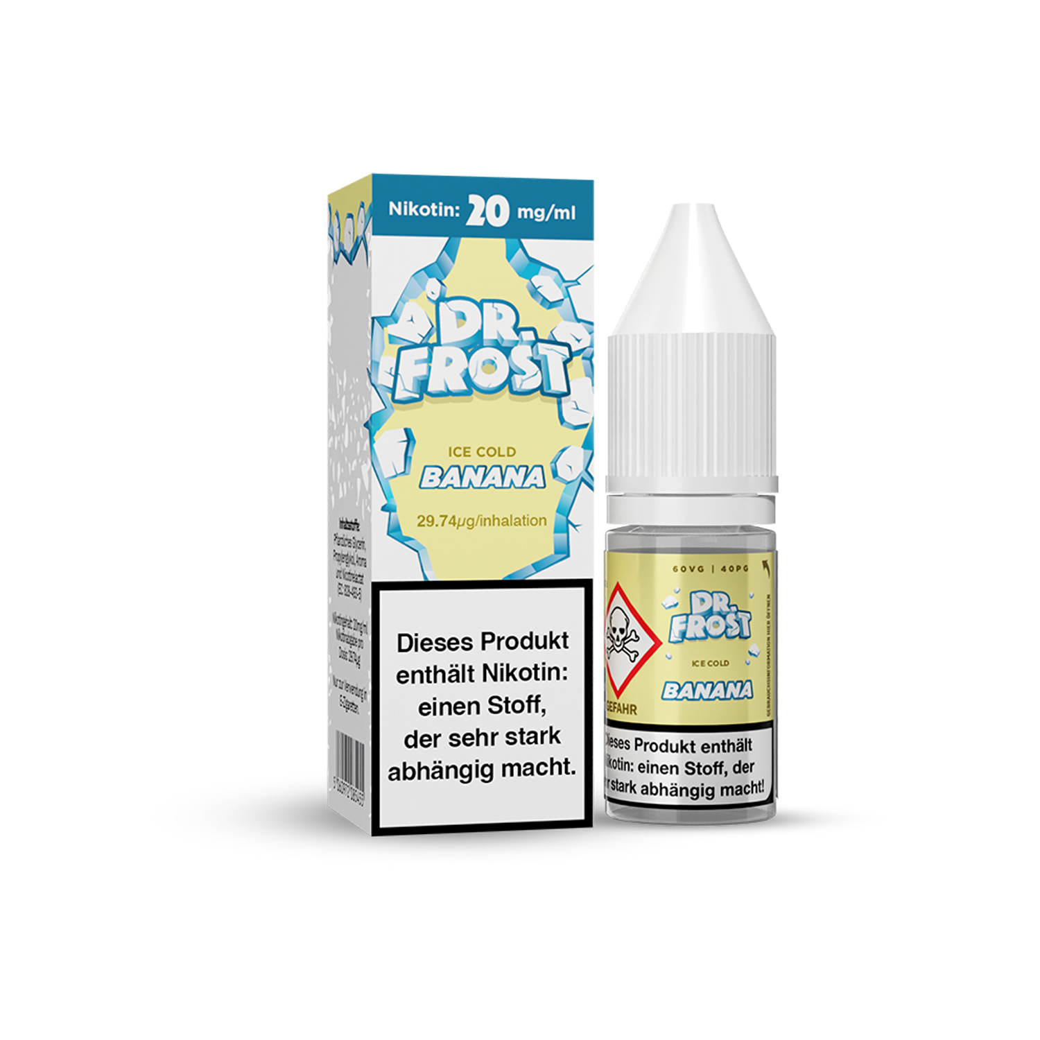 Dr. Frost - Ice Cold - Banana 10 ml Liquid