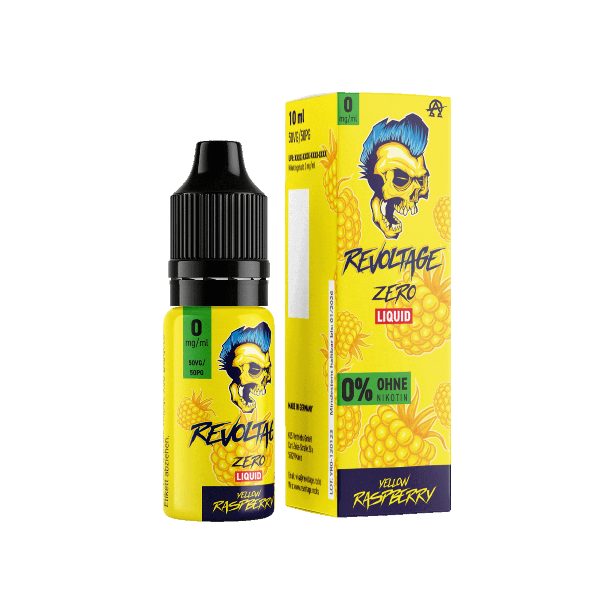 Revoltage Yellow Raspberry 10 ml Hybrid NicSalt Liquid Revoltage Yellow Raspberry 10 ml Hybrid NicSalt Liquid