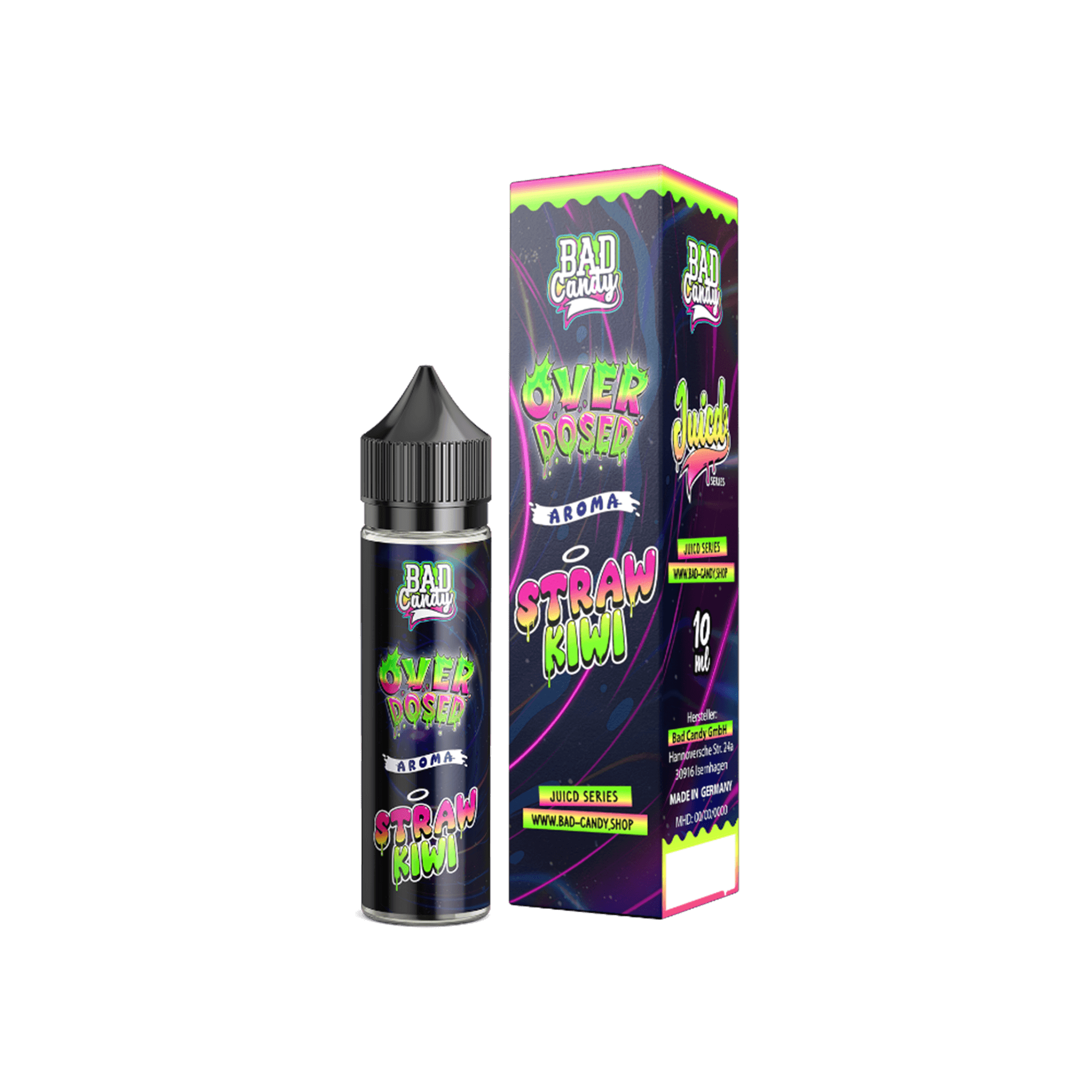 Bad Candy Juicd Overdosed Straw Kiwi 10 ml Aroma Bad Candy Juicd Overdosed Straw Kiwi 10 ml Aroma