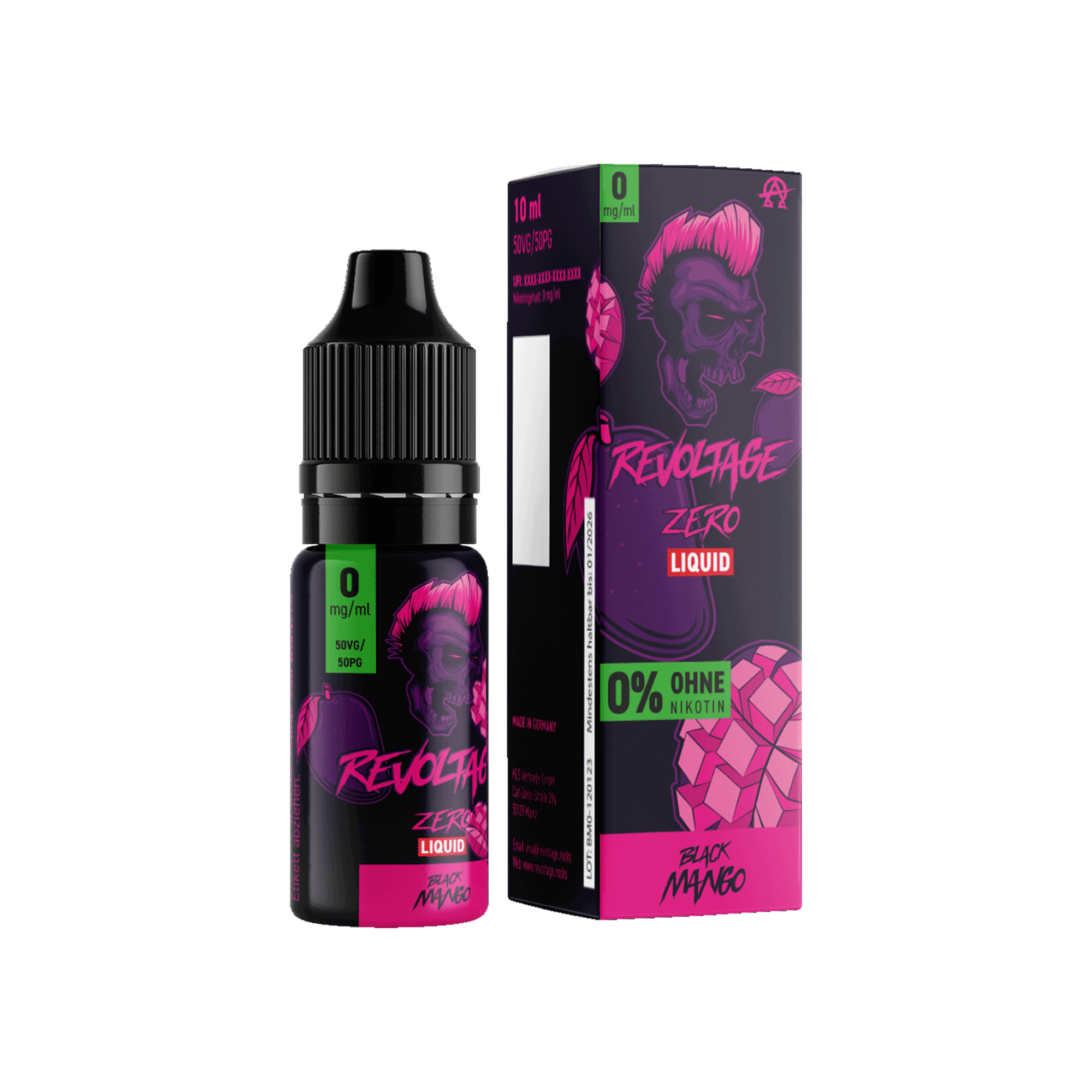 Revoltage Black Mango 10 ml Hybrid NicSalt Liquid Revoltage Black Mango 10 ml Hybrid NicSalt Liquid