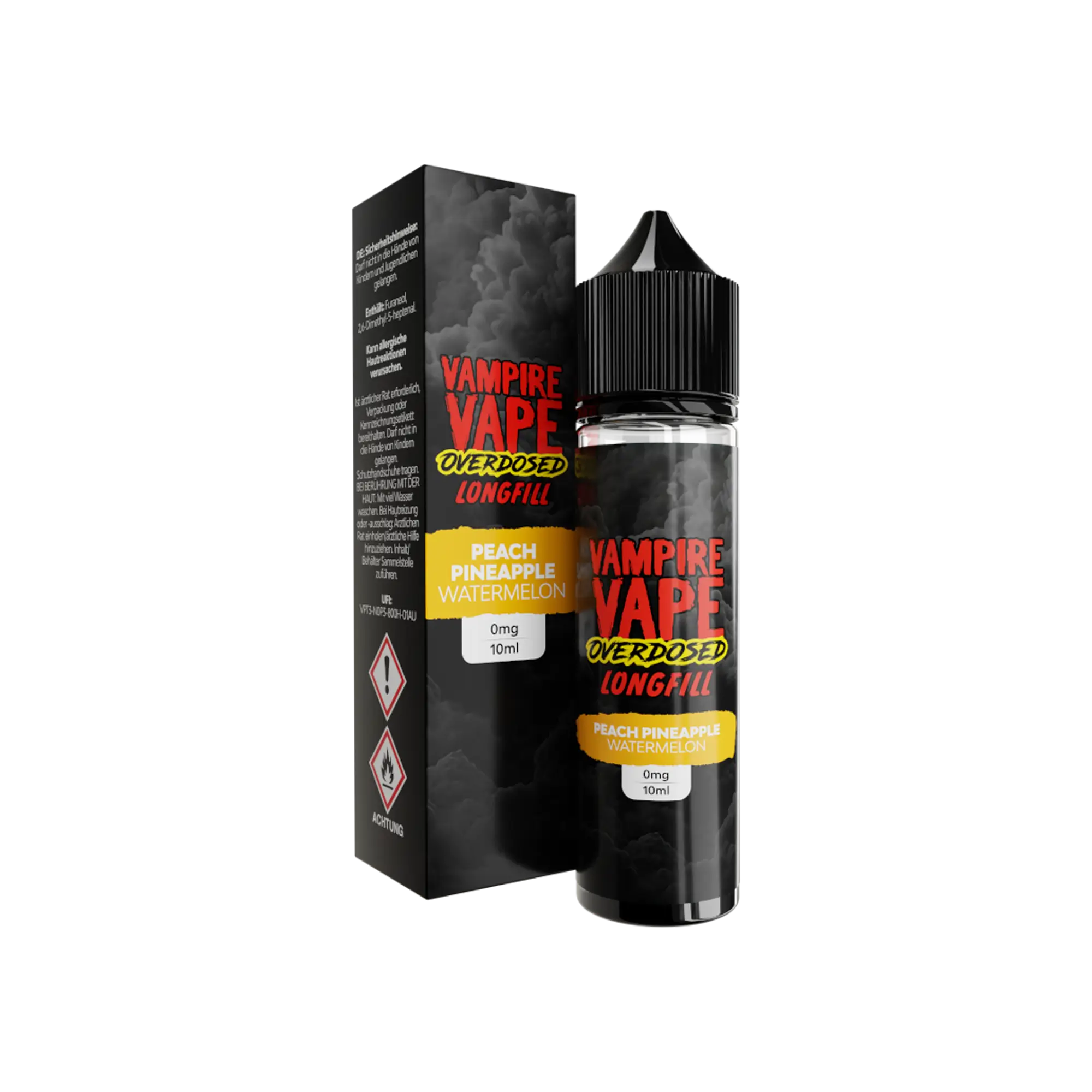Vampire Vape Overdosed Peach Pineapple Watermelon 10 ml Longfill | E6 House of Vape Vampire Vape Overdosed Peach Pineapple Watermelon 10 ml Longfill | E6 House of Vape