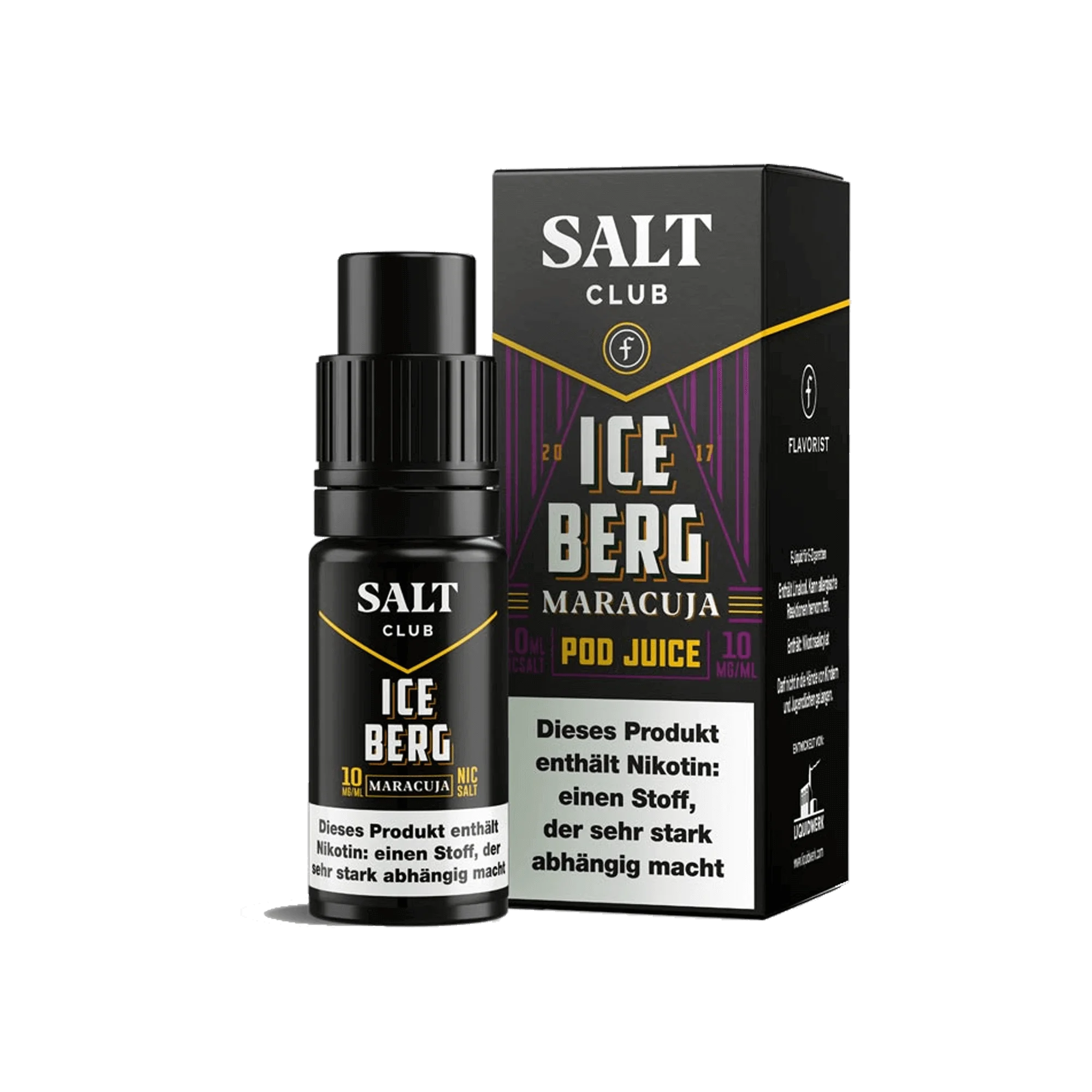 Flavorist Salt Club Iceberg Maracuja 10 ml NicSalt Liquid
