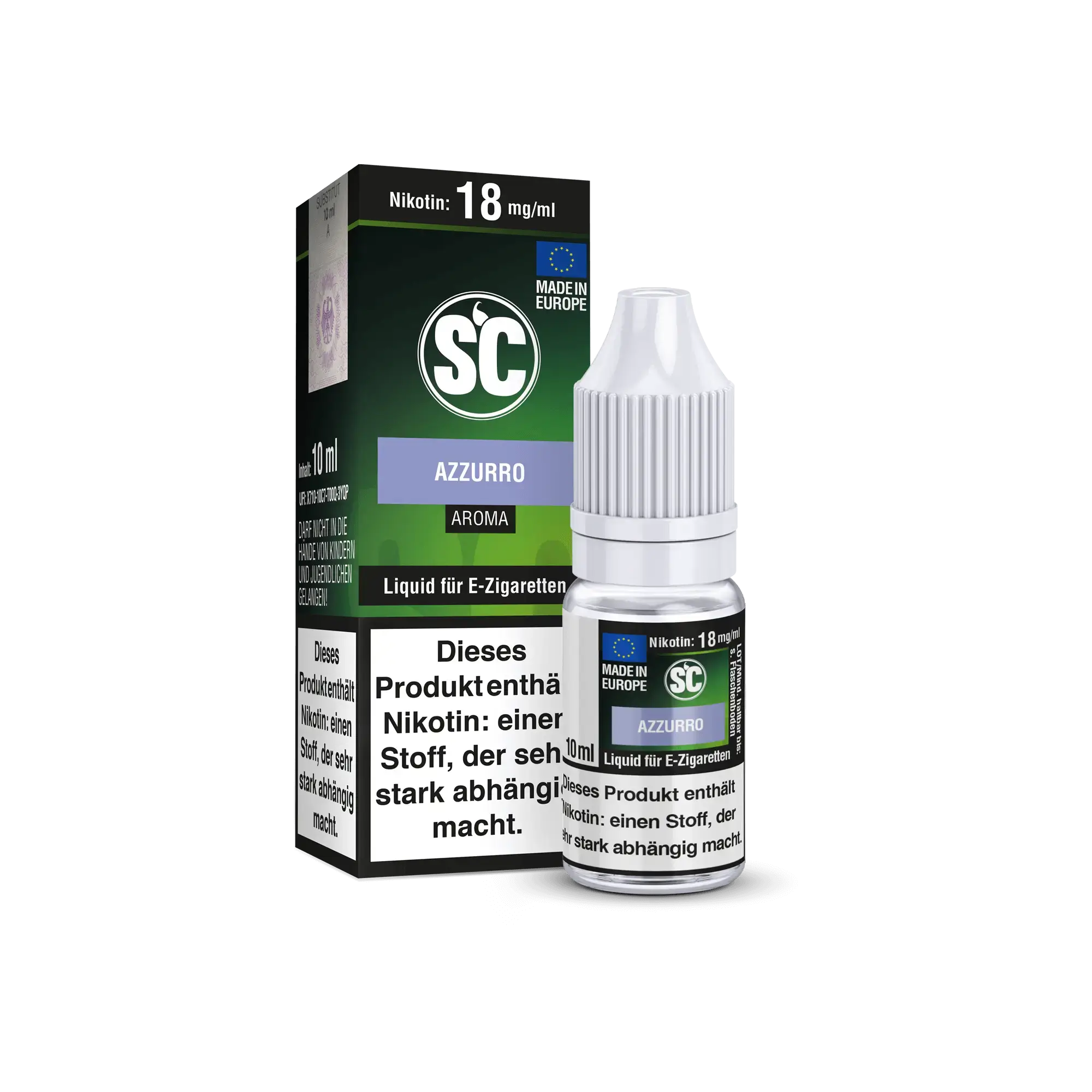 SC Blue Azzuro 10 ml Freebase Nikotin Liquid kaufen SC Blue Azzuro 10 ml Freebase Nikotin Liquid kaufen