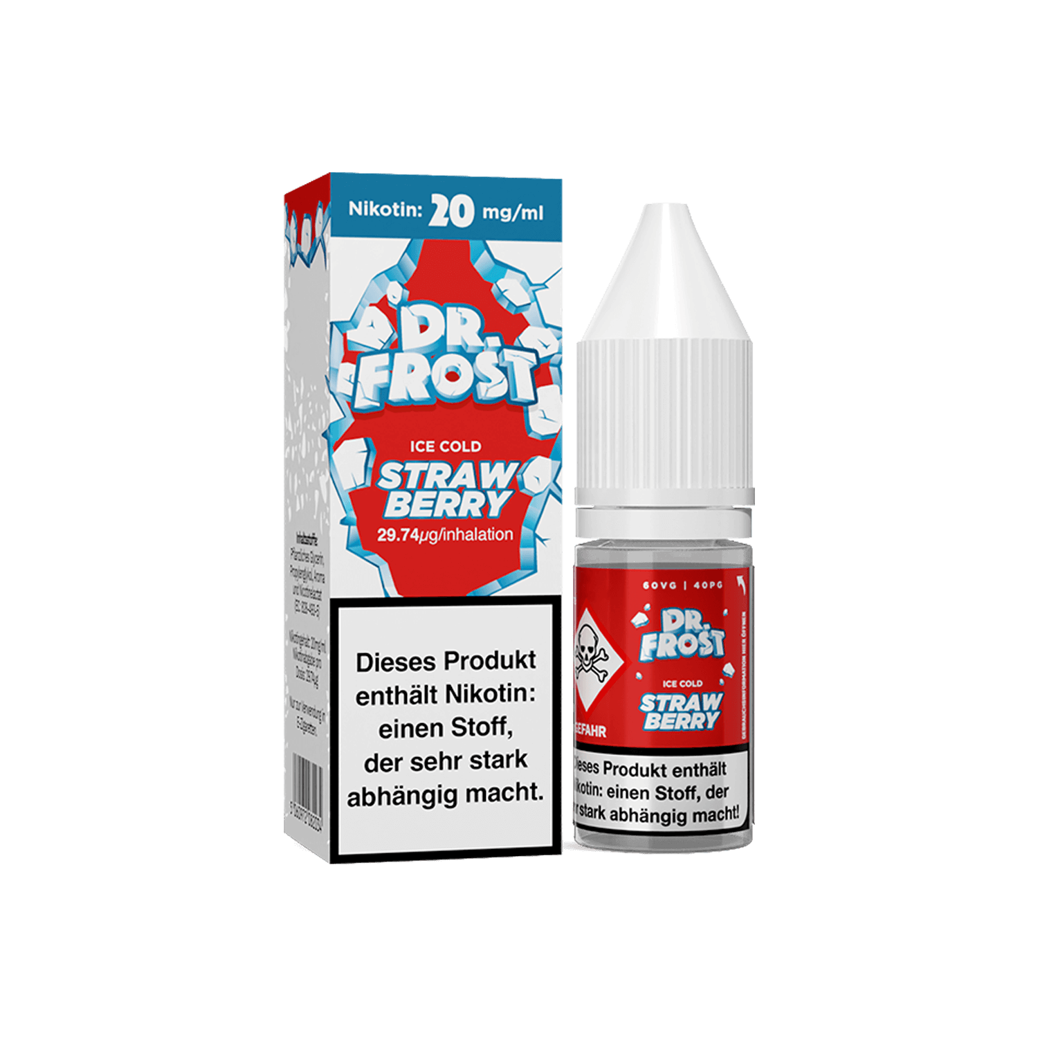 Dr. Frost - Ice Cold - Strawberry 10 ml Liquid
