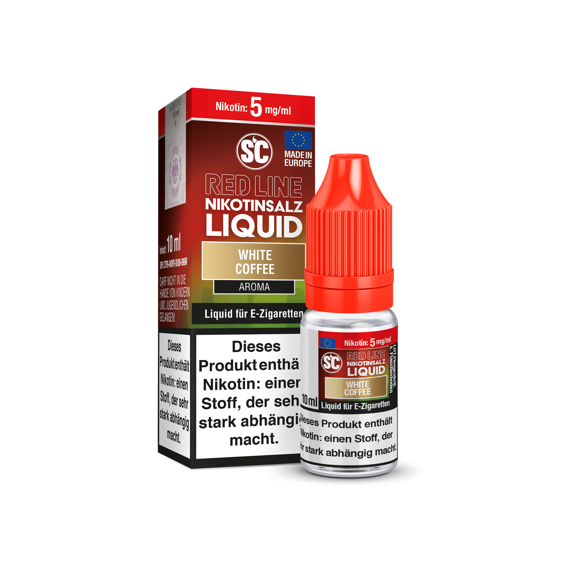 SC Red Line White Coffee 10 ml NicSalt Liquid