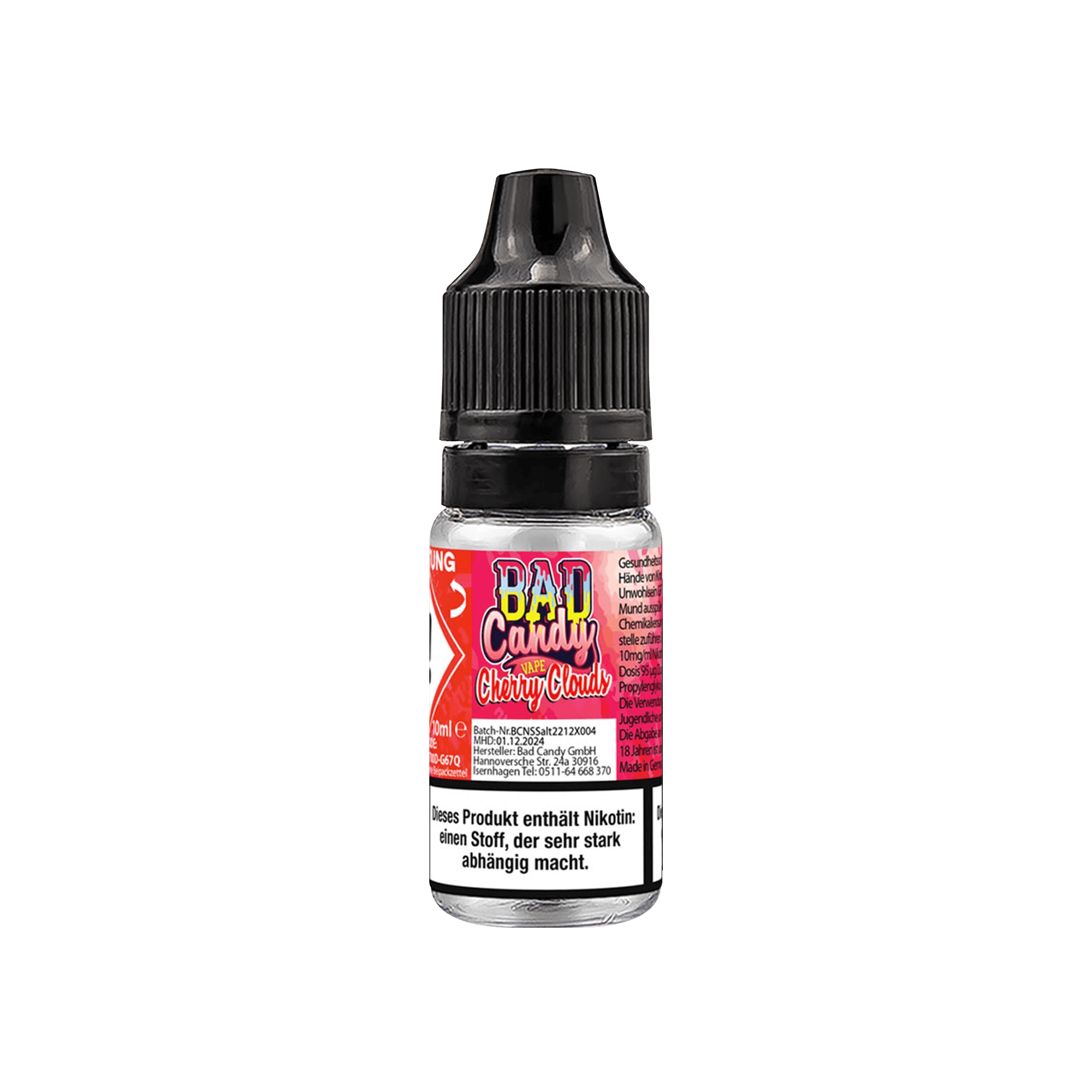 Bad Candy Cherry Clouds 10 ml NicSalt Liquid 10 mg Bad Candy Cherry Clouds 10 ml NicSalt Liquid 10 mg