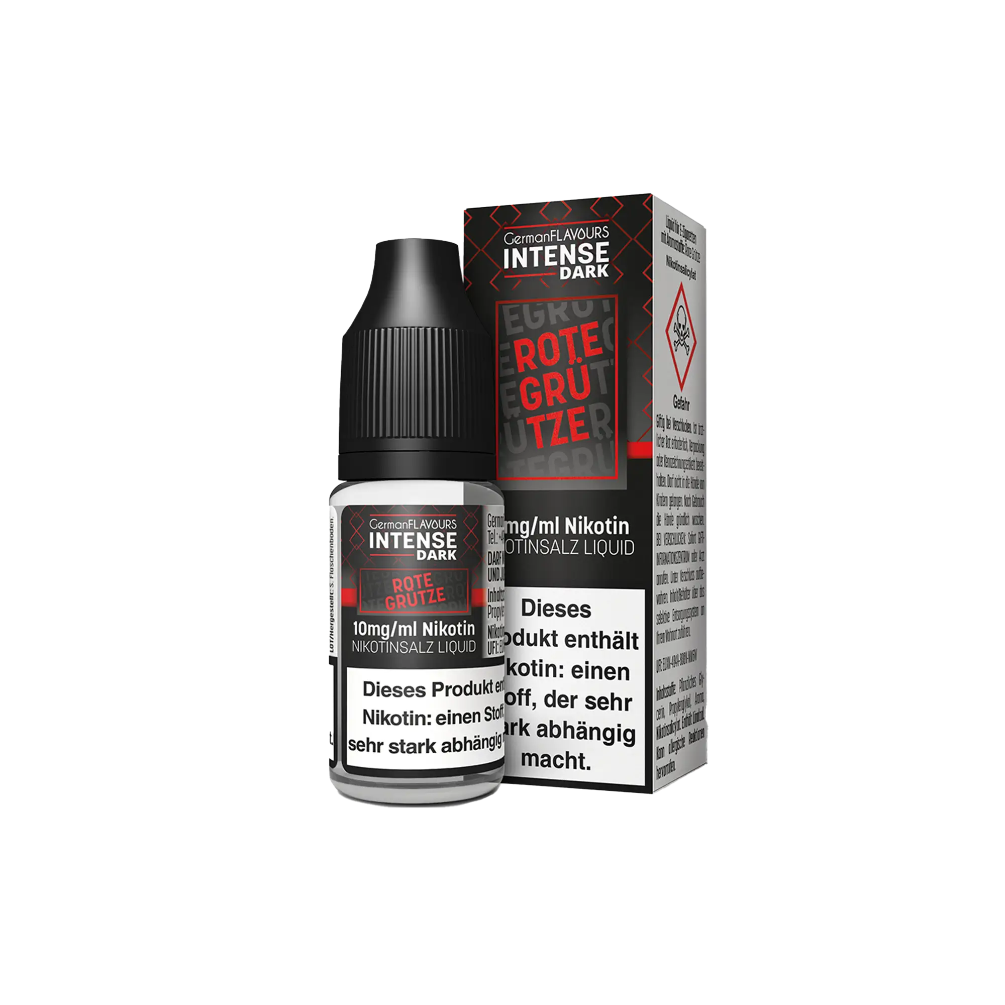 Intense Dark Rote Grütze 10 ml Nikotinsalz Liquid Intense Dark Rote Grütze 10 ml Nikotinsalz Liquid
