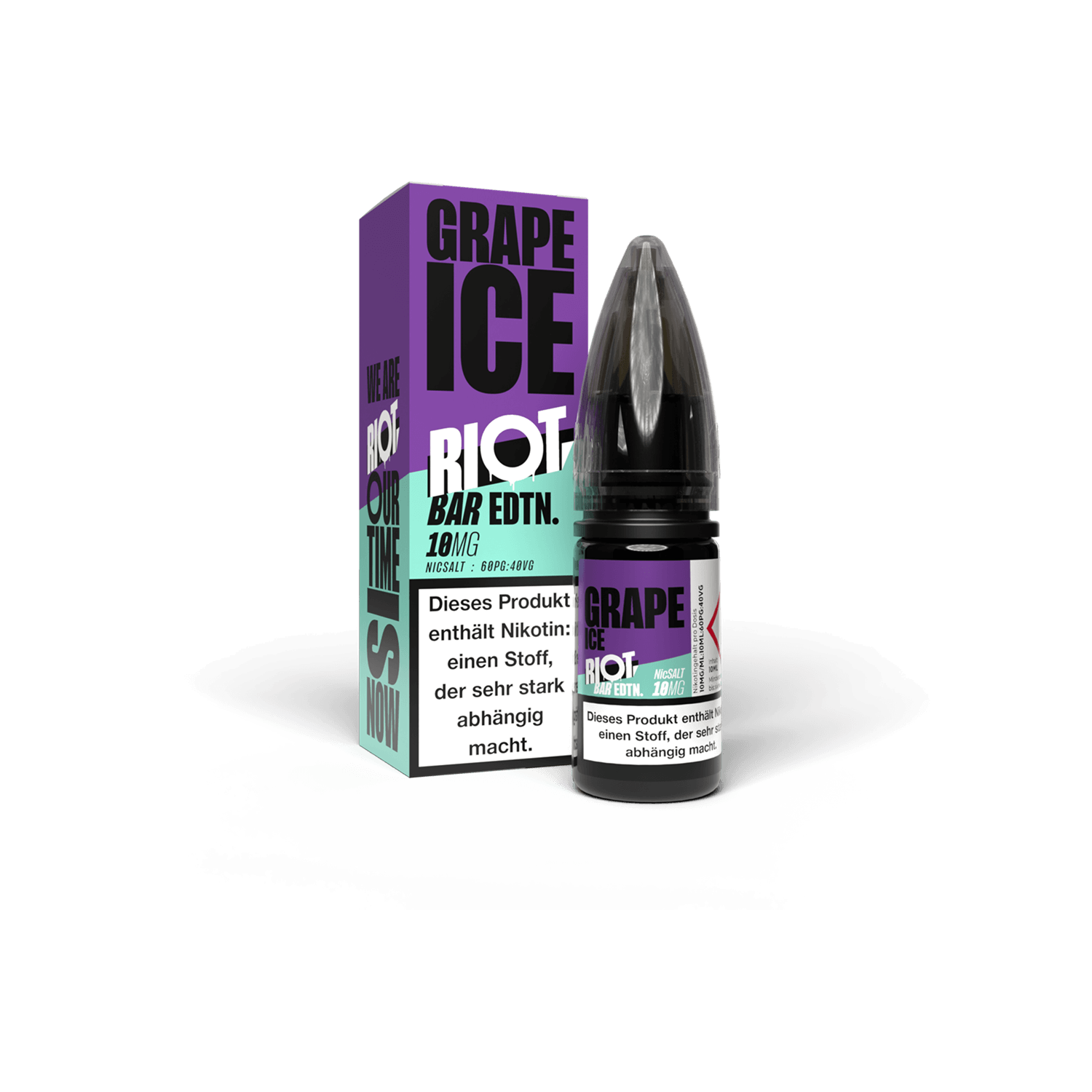 Riot Squad Nikotinsalz Liquid - BAR EDTN - Grape Ice 10ml