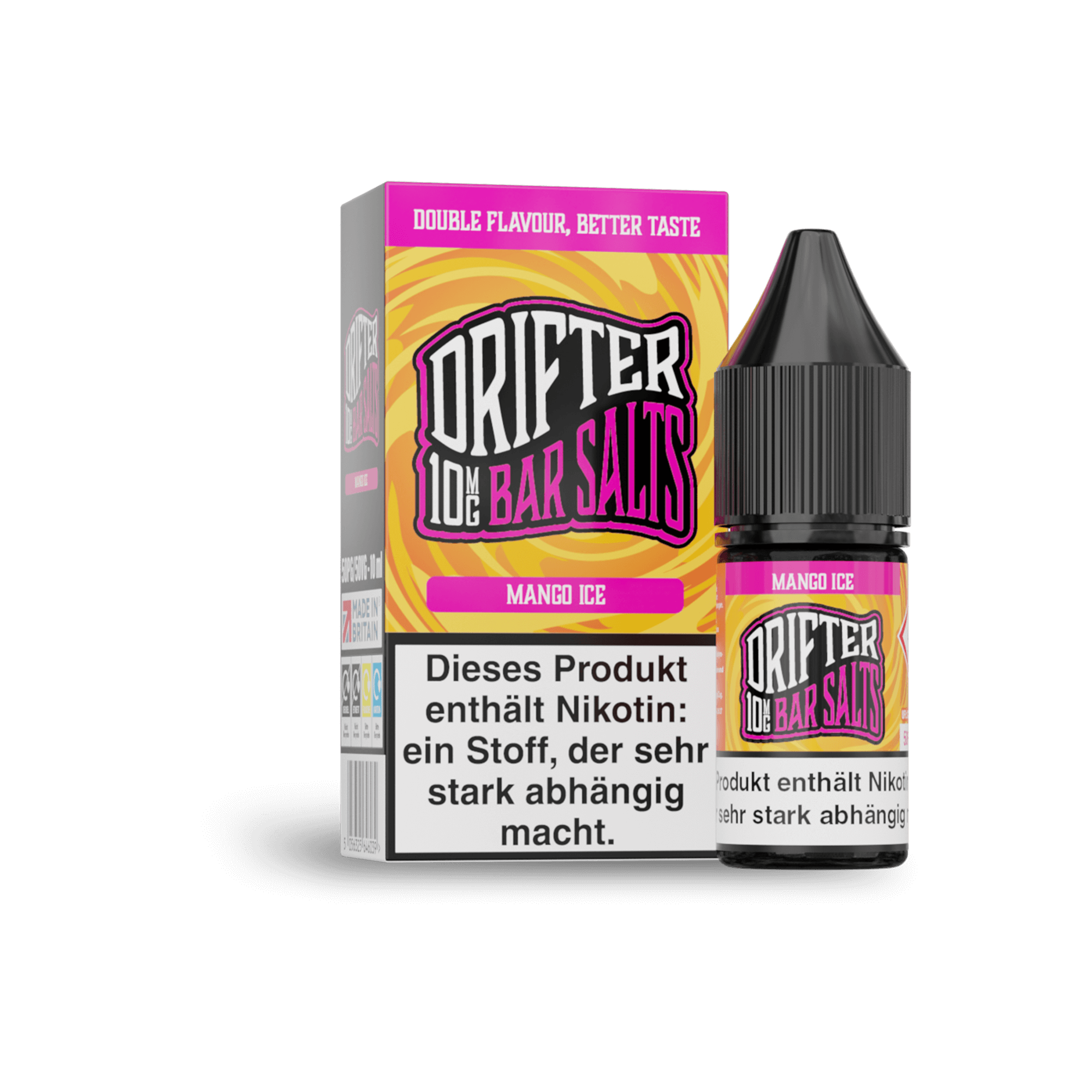 Drifter Bar Salts Mango Ice 10 ml Nikotinsalz Liquid