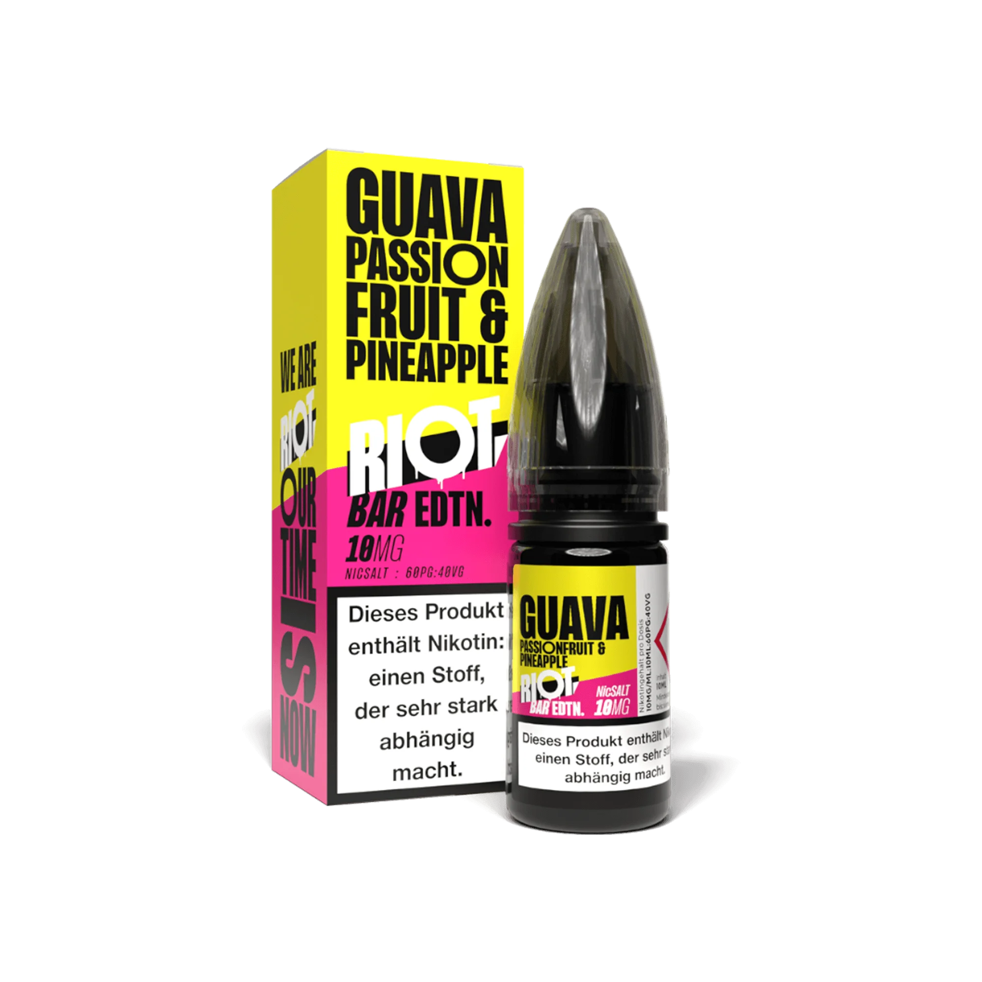 Riot Squad Bar Edtn Guava Passionfruit Pineapple 10 ml NicSalt Liquid