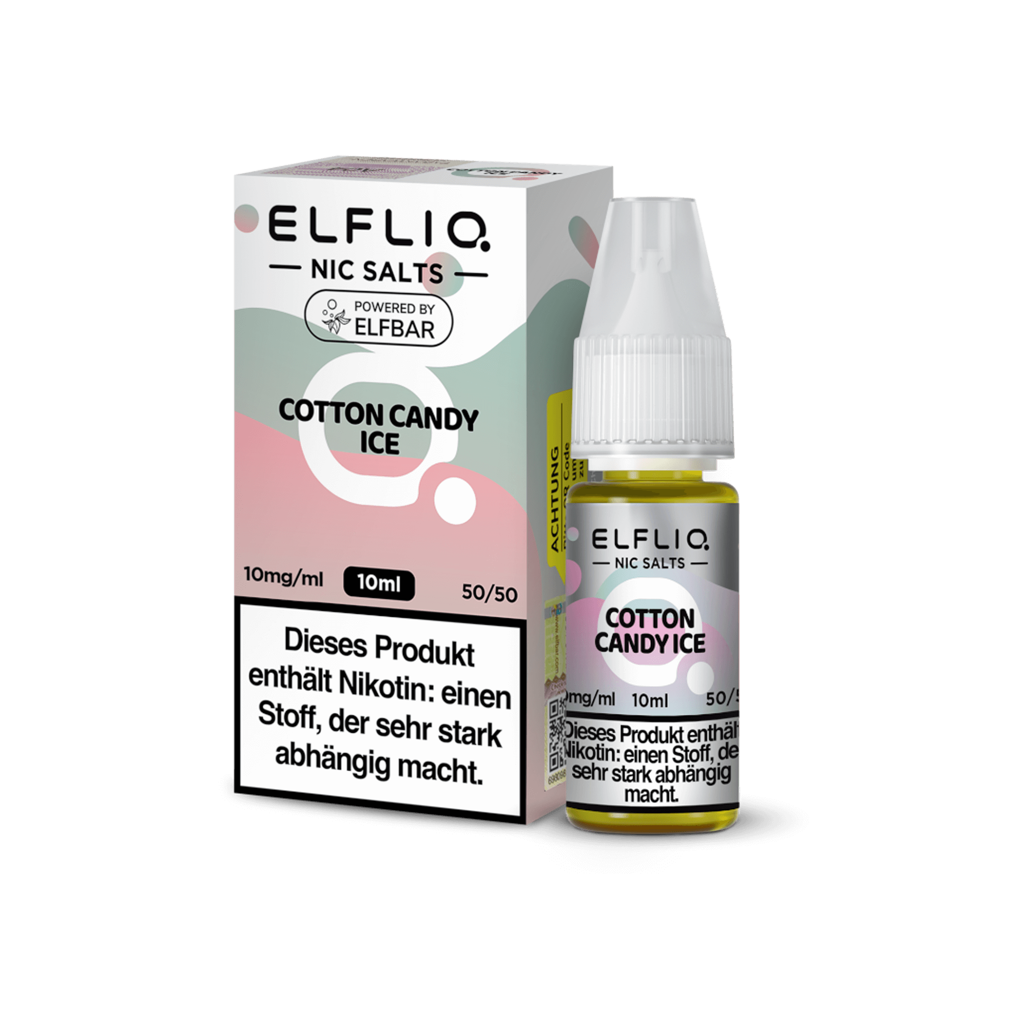 Elfliq Cotton Candy Ice Nikotinsalz Liquid 10 ml Elfliq Cotton Candy Ice Nikotinsalz Liquid 10 ml