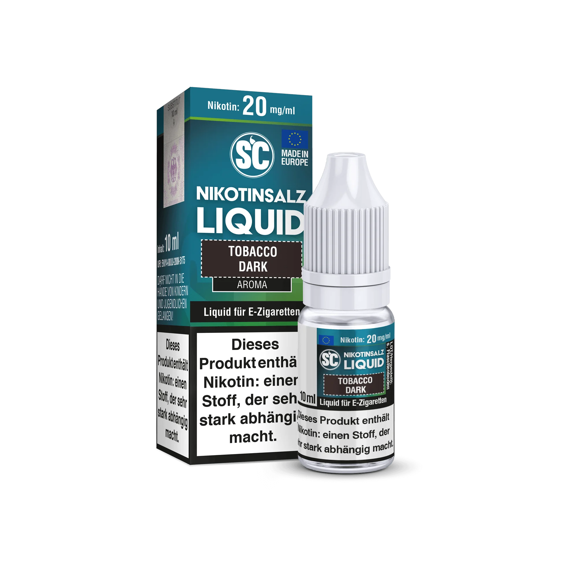 SC Tobacco Dark 10 ml Nikotinsalz Liquid