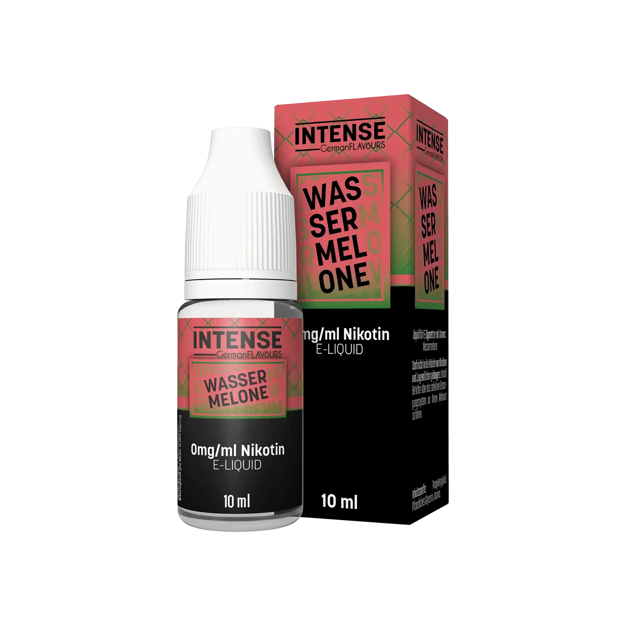 Intense Wassermelone 10 ml Nikotinsalz Liquid - 0 mg