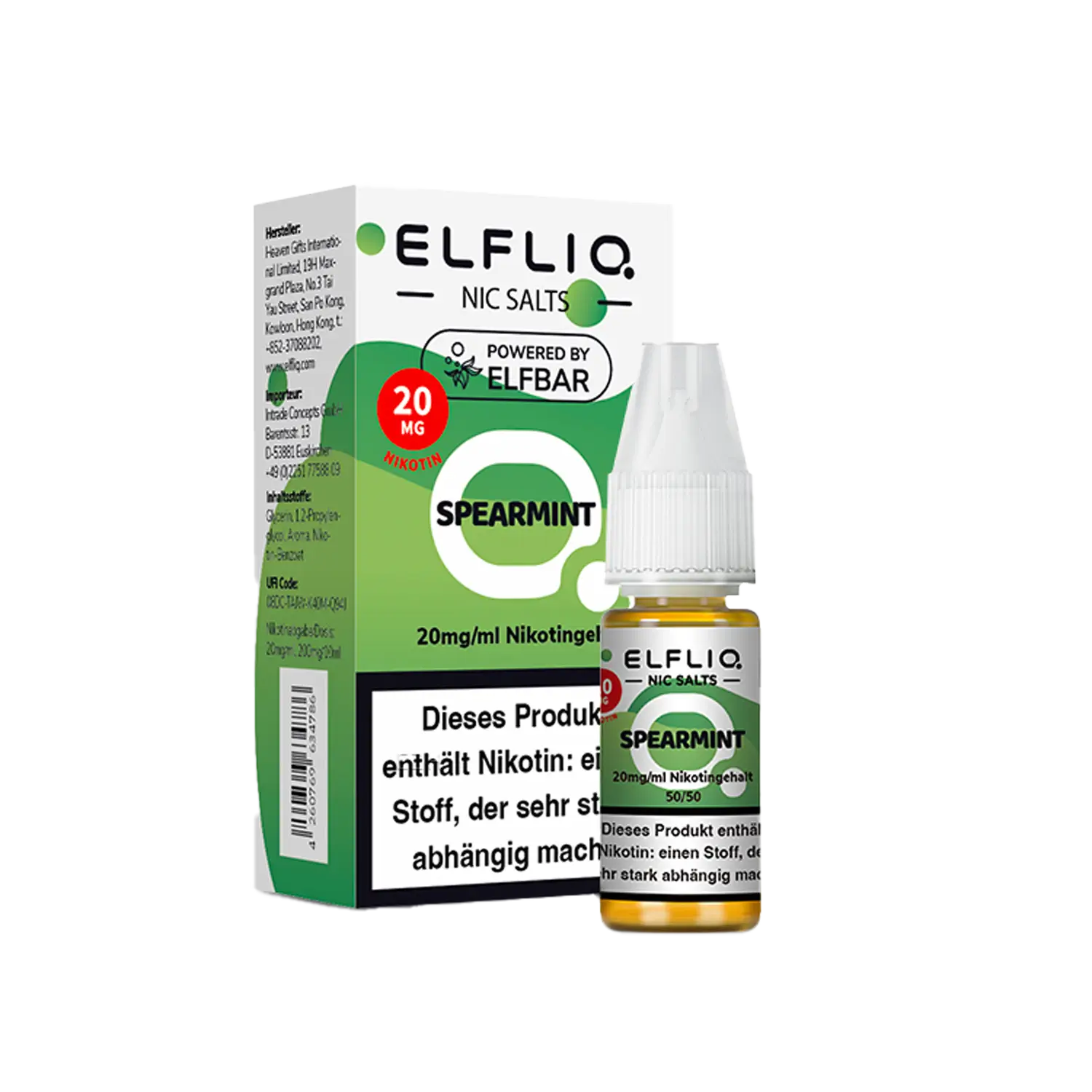 ELFLIQ - Spearmint 10 ml Liquid