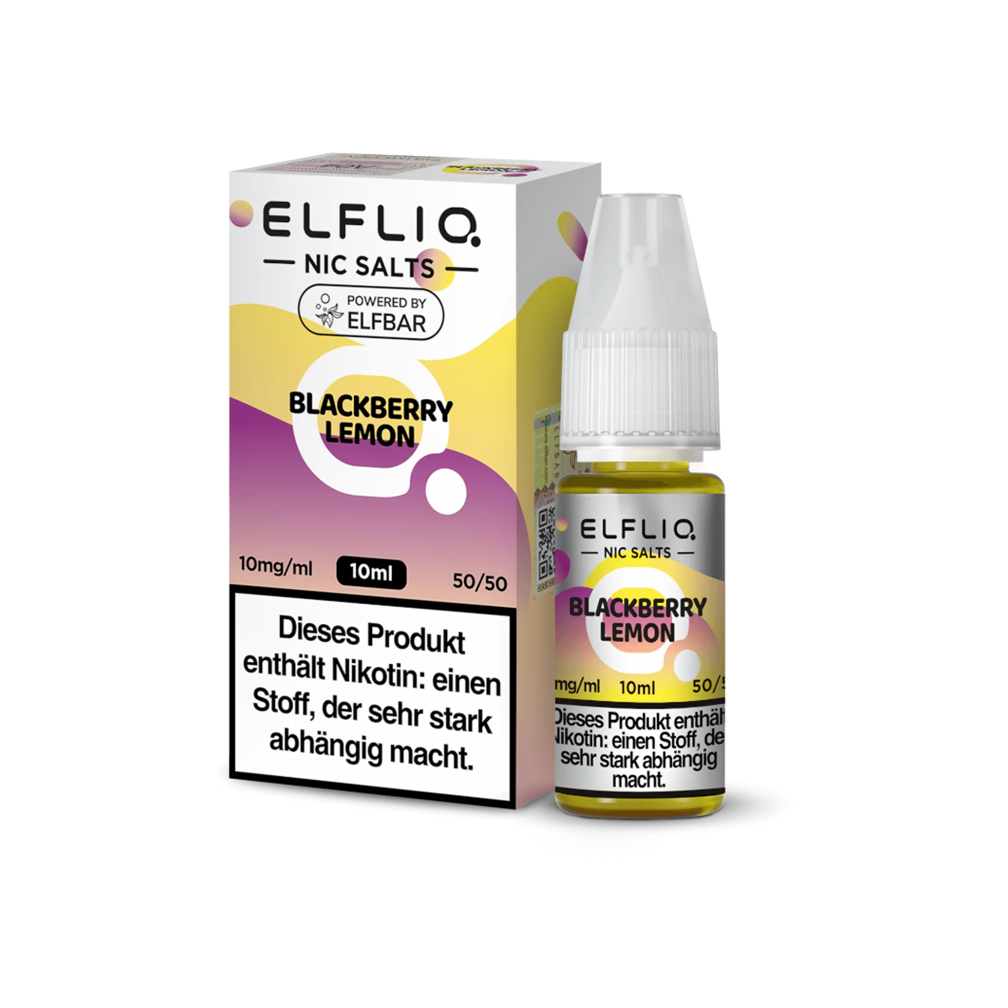 Elfliq Blackberry Lemon 10 ml NicSalt Liquid