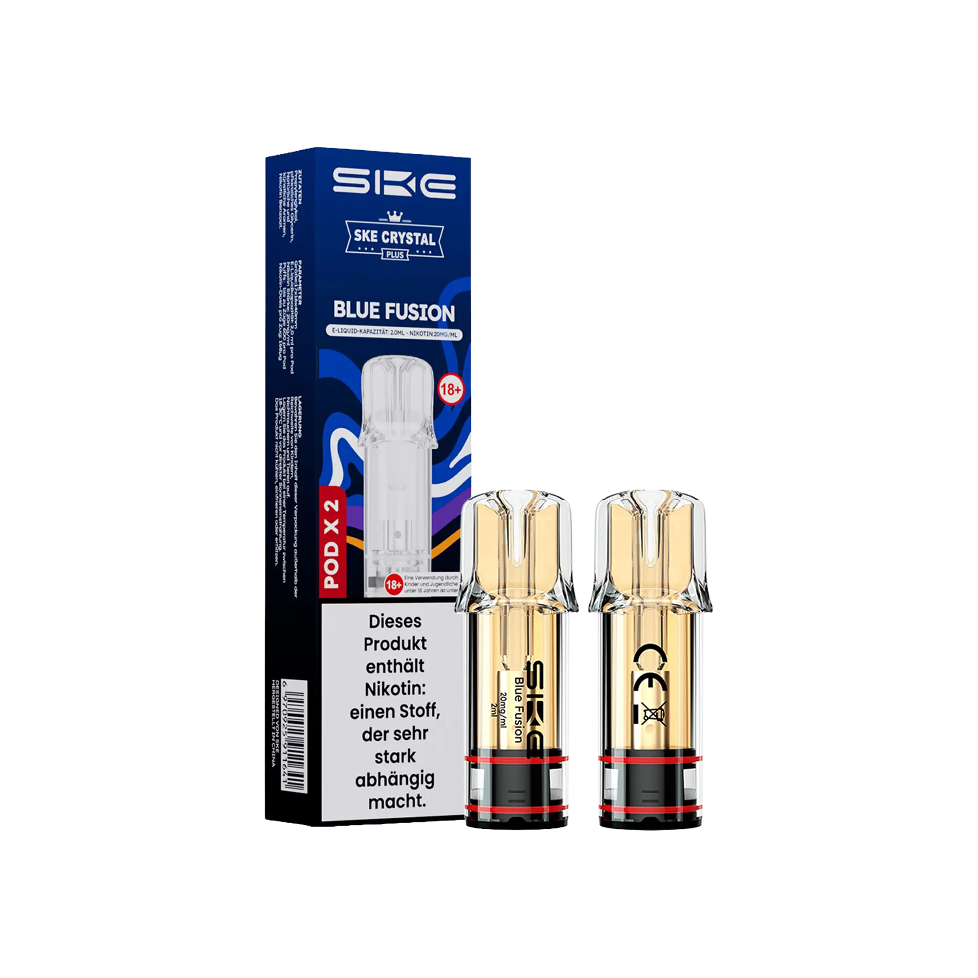 SKE Crystal Plus Pods Blue Fusion 20 mg