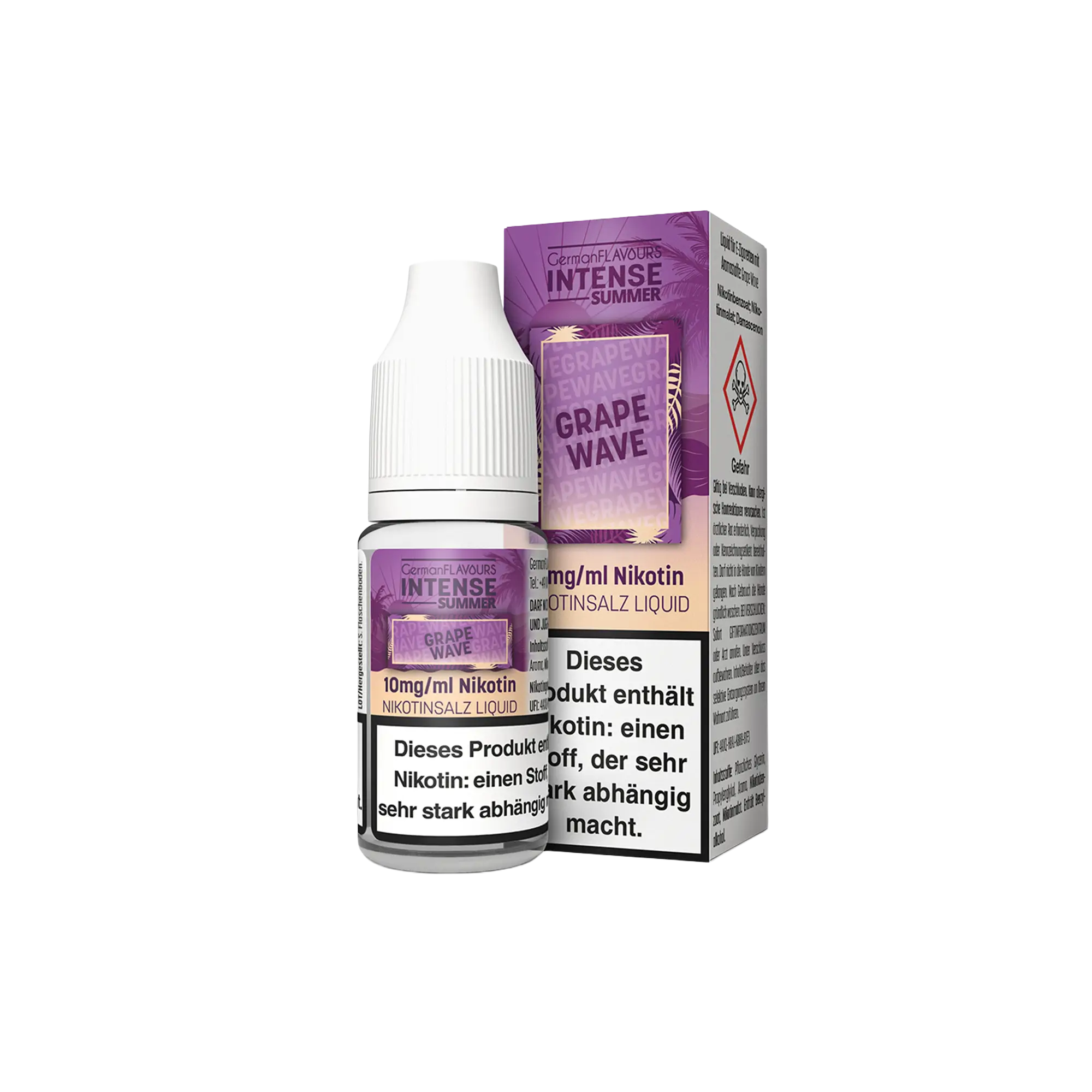 Intense Summer Grape Wave 10 ml Nikotinsalz Liquid