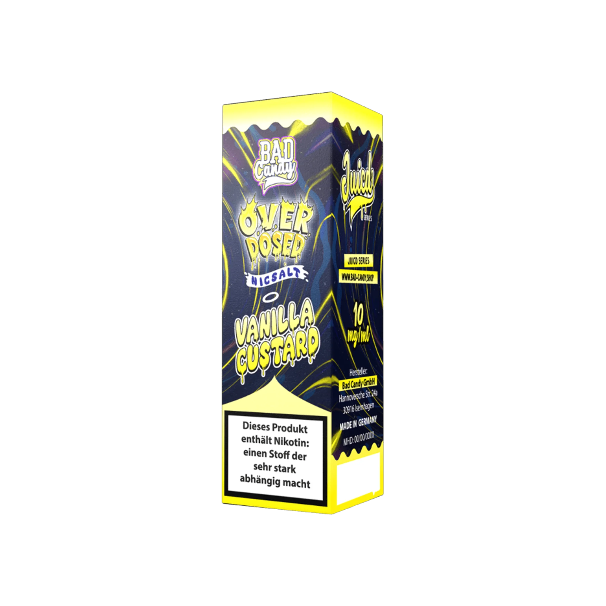 Bad Candy Juicd Vanille Custard 10 ml NicSalt Liquid 10 mg
