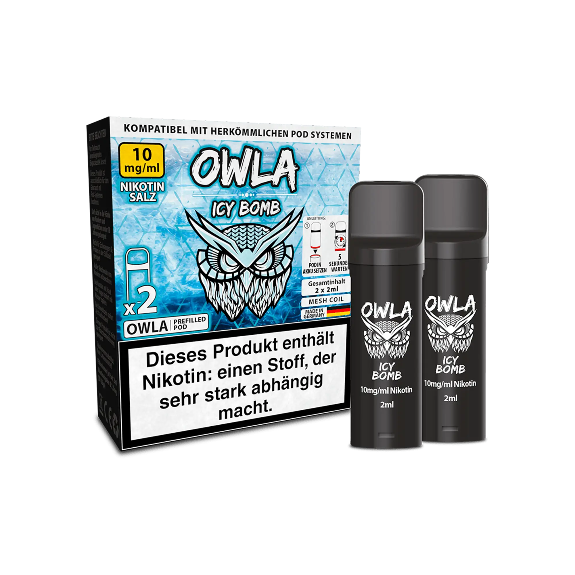 Owla Icy Bomb Prefilled Pod 2er Pack