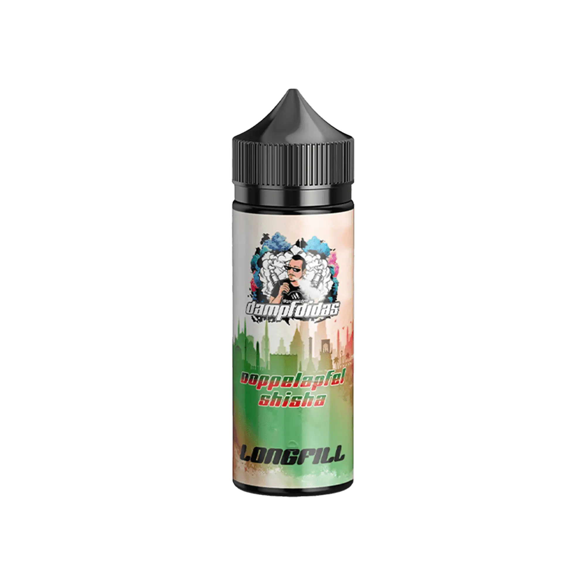 Dampfdidas Doppelapfel Shisha 10 ml Longfill Aroma