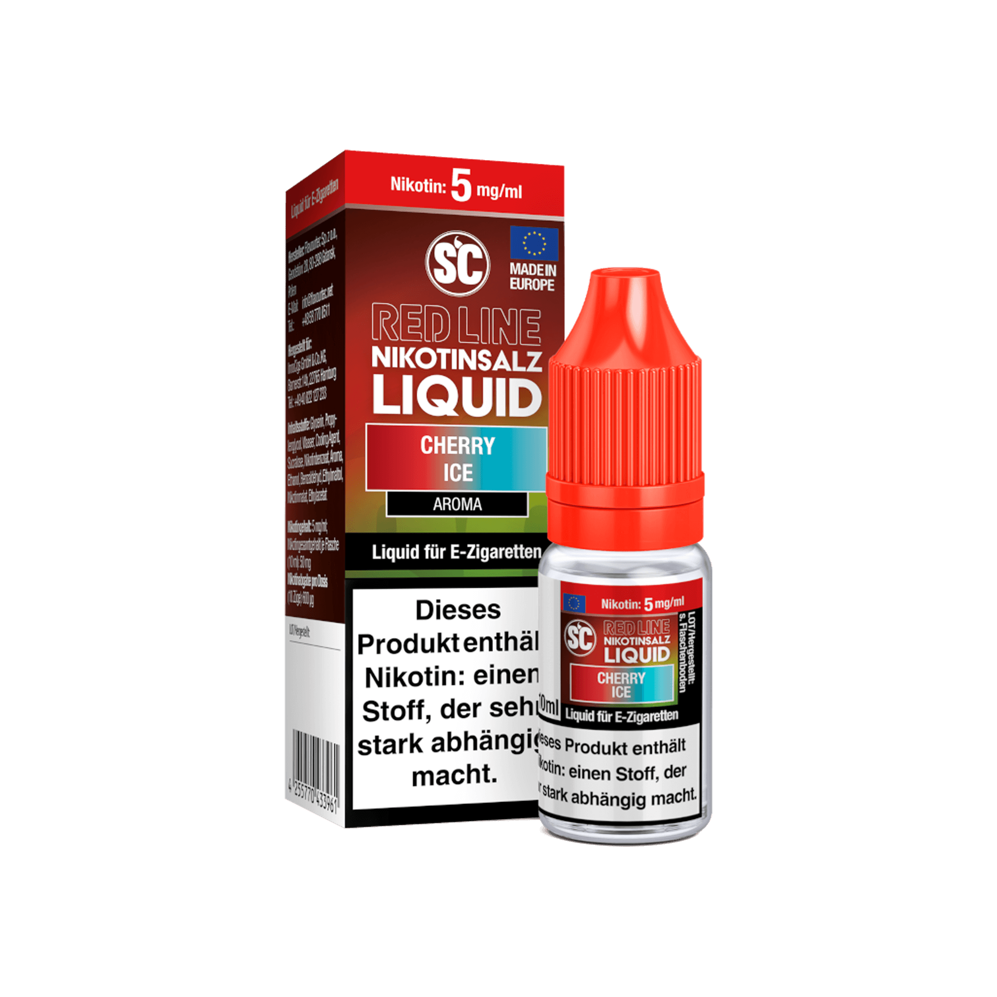 SC Red Line Cherry Ice 10 ml NicSalt Liquid SC Red Line Cherry Ice 10 ml NicSalt Liquid