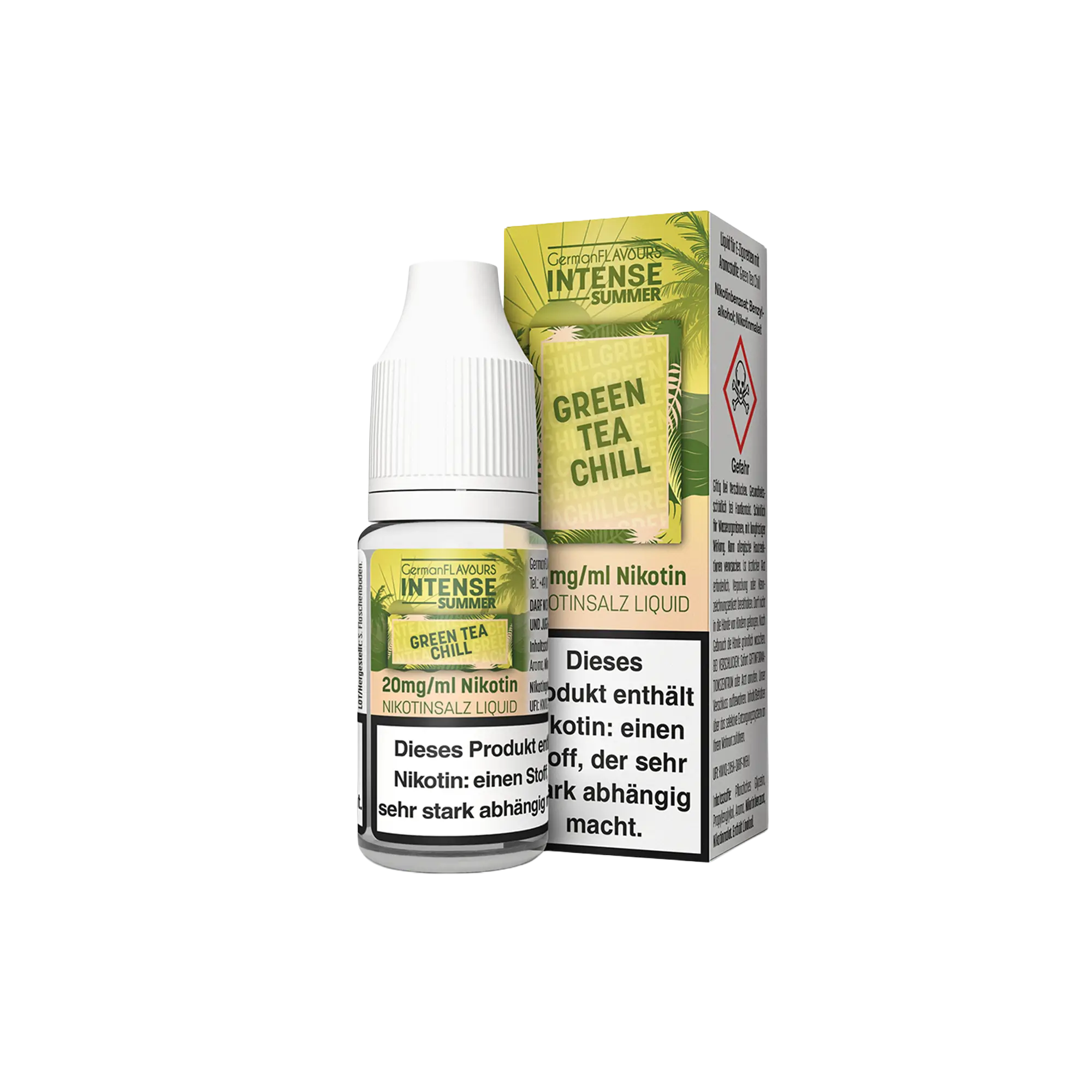 Intense Summer Green Tea Chill 10 ml Nikotinsalz Liquid