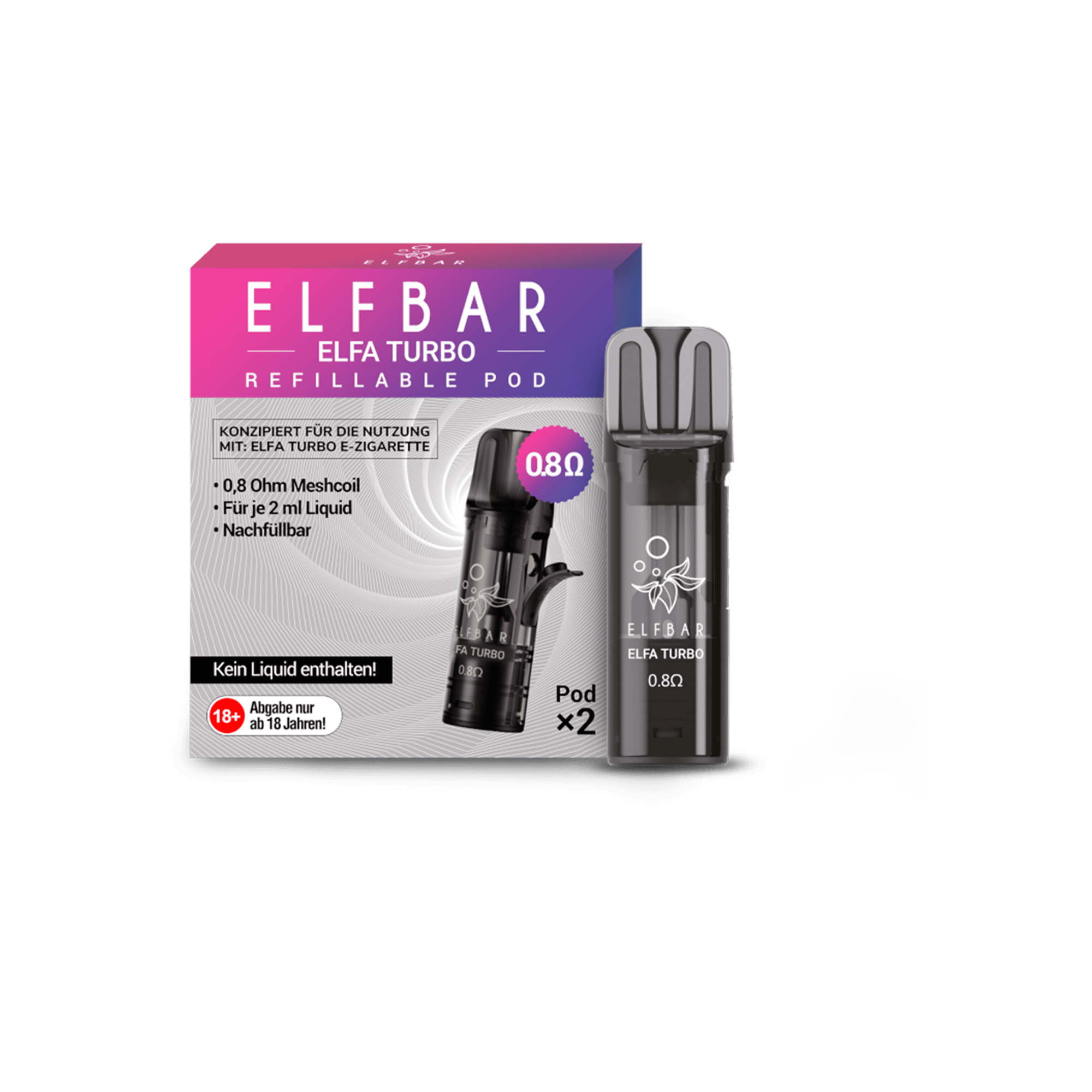 ELFBAR Elfa Turbo 0,8 Ω Pod 