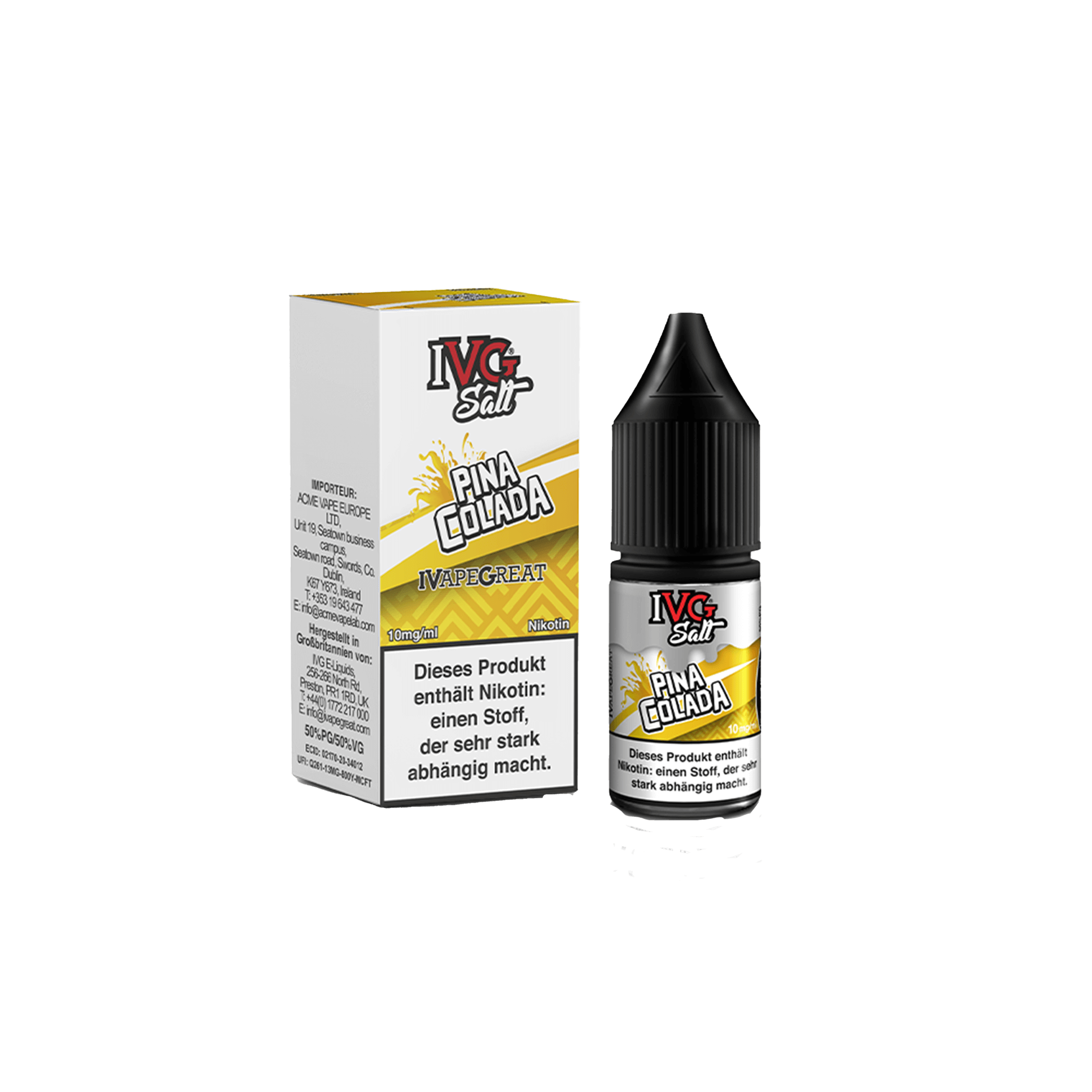 IVG Pina Colada 10 ml NicSalt Liquid IVG Pina Colada 10 ml NicSalt Liquid