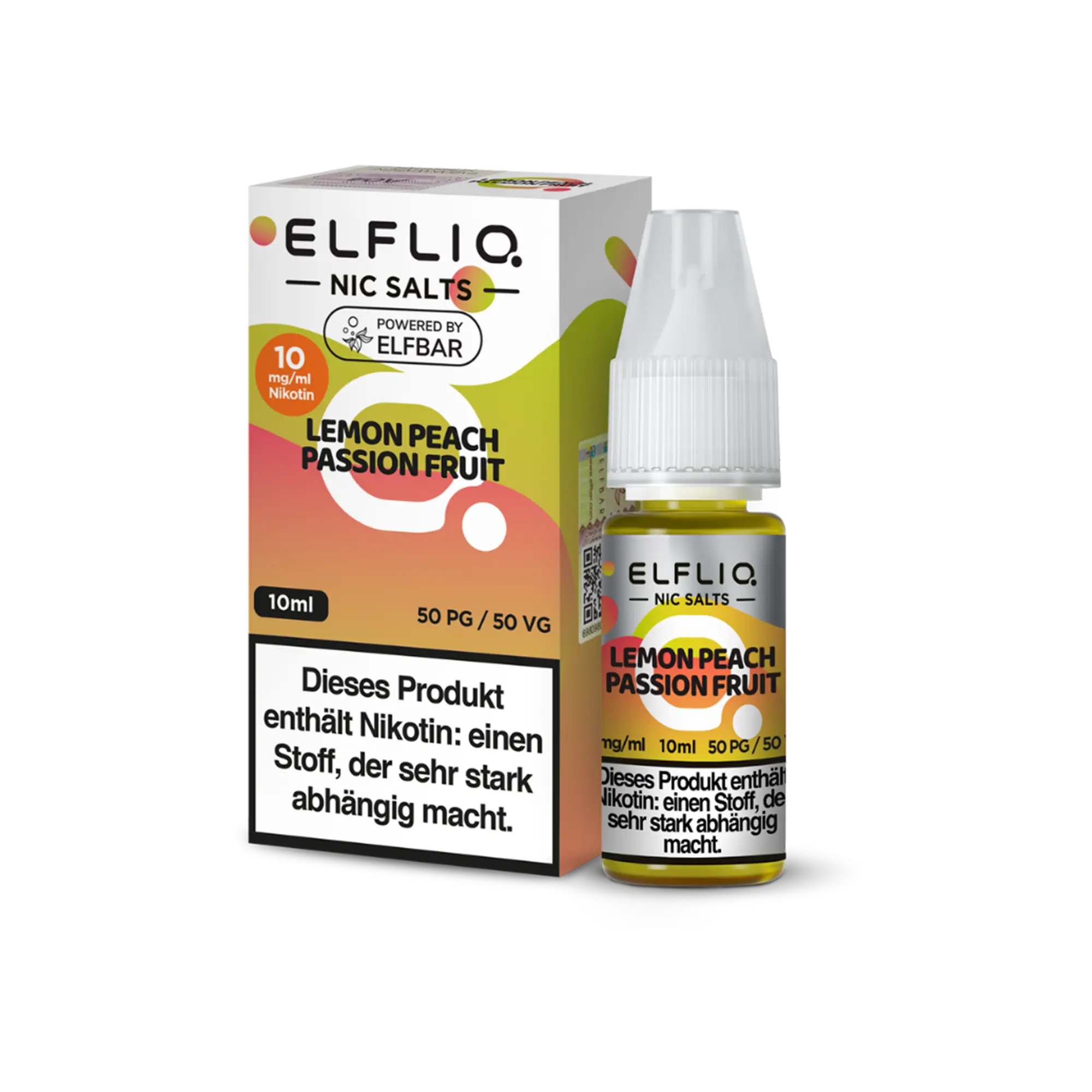 Elfliq Lemon Peach Passion Fruit 10 ml Nikotinsalz Liquid