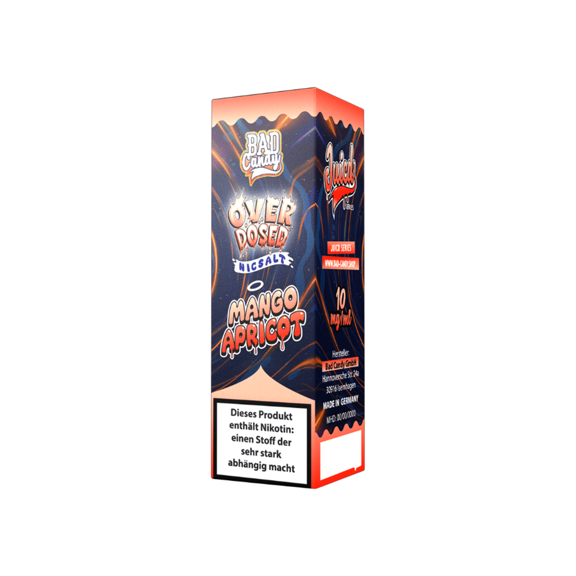 Bad Candy Juicd Mango Apricot 10 ml NicSalt Liquid 10 mg Bad Candy Juicd Mango Apricot 10 ml NicSalt Liquid 10 mg