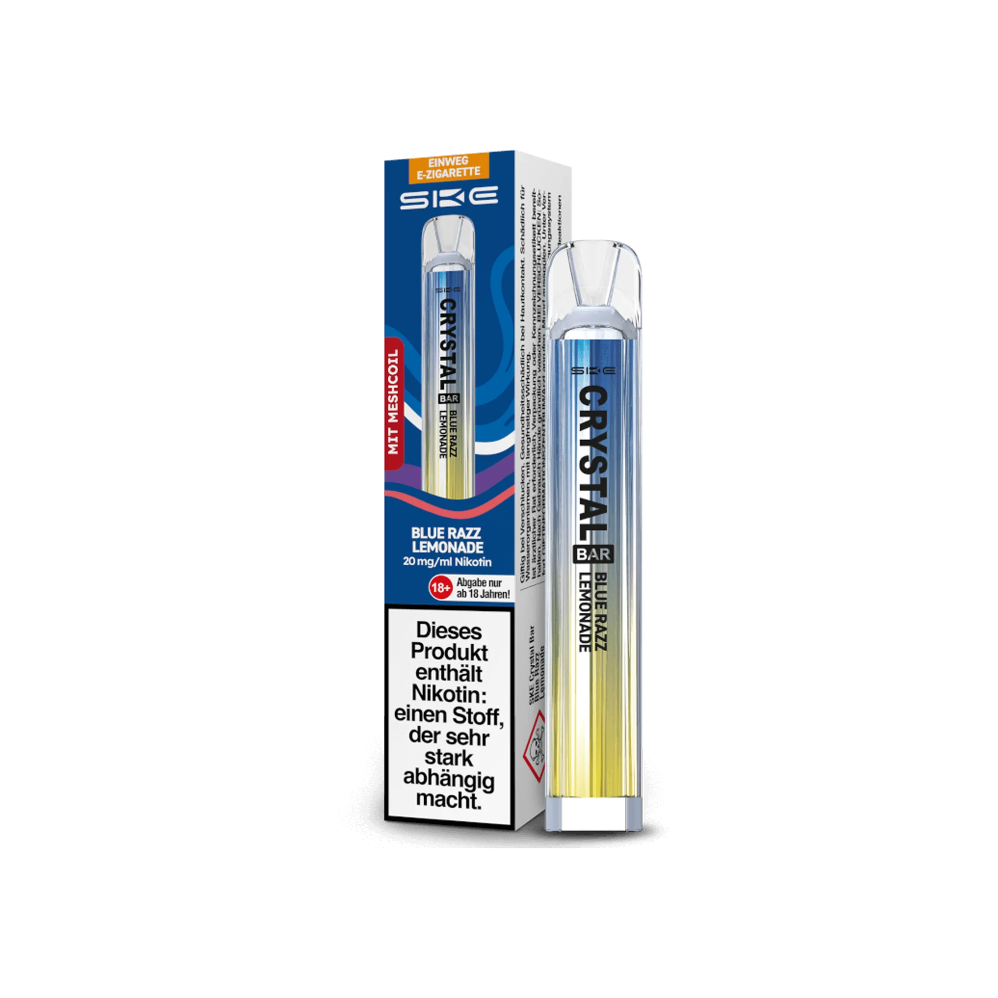 SKE Crystal Bar Blue Razz Lemonade 20 mg 