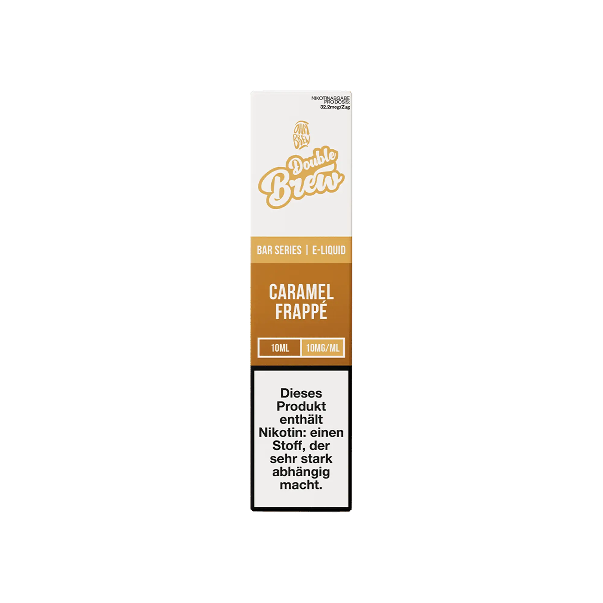 Double Brew Caramel Frappe 10 ml Nikotinsalz Liquid Double Brew Caramel Frappe 10 ml Nikotinsalz Liquid