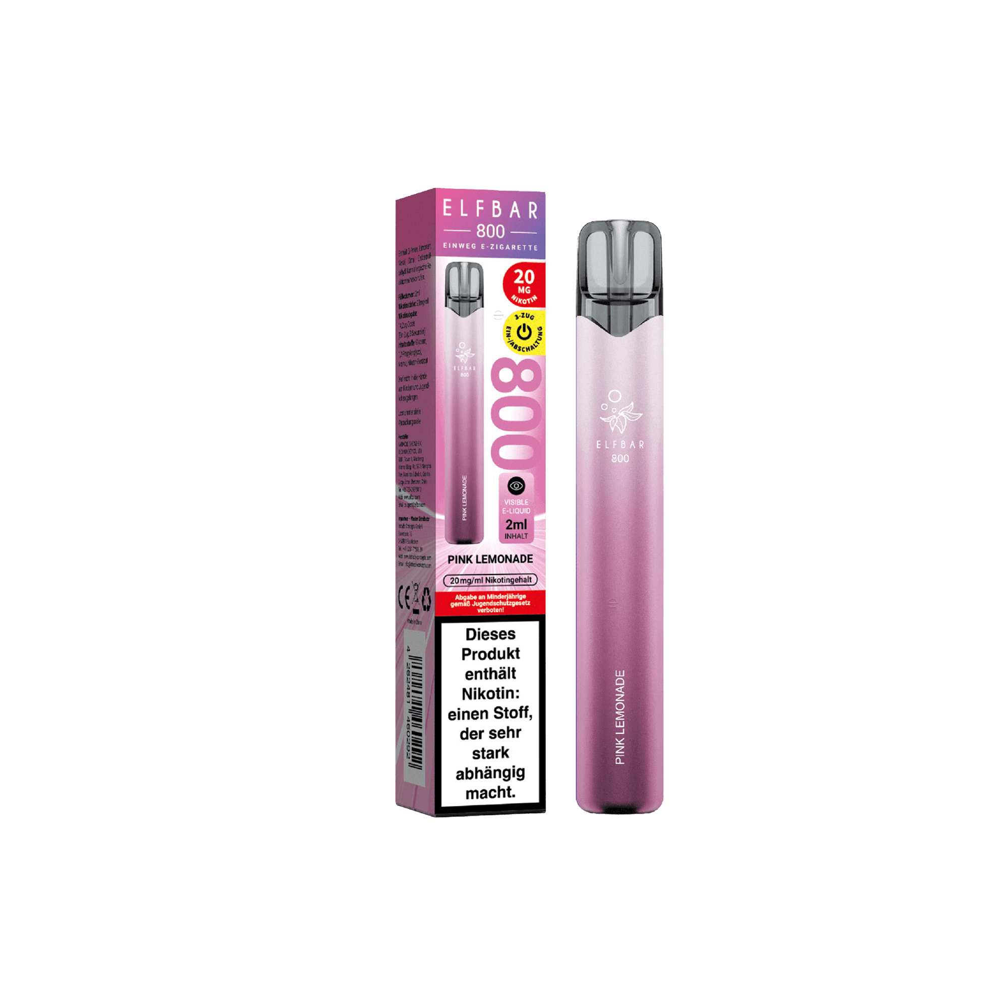 Elfbar 800 Pink Lemonade Einweg E-Zigarette 20 mg | E6 House of Vape Elfbar 800 Pink Lemonade Einweg E-Zigarette 20 mg | E6 House of Vape