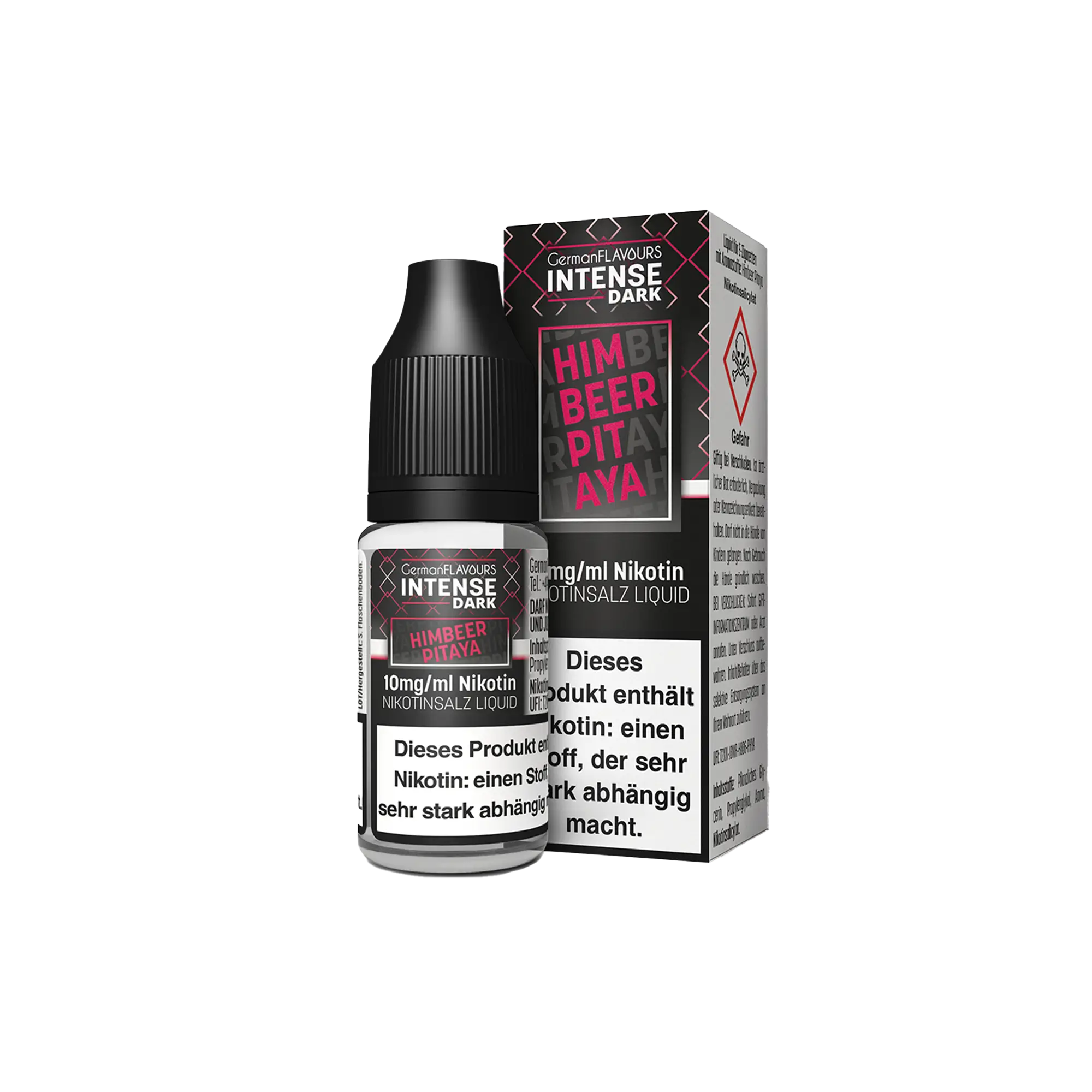 Intense Dark Himbeer Pitaya 10 ml Nikotinsalz Liquid Intense Dark Himbeer Pitaya 10 ml Nikotinsalz Liquid