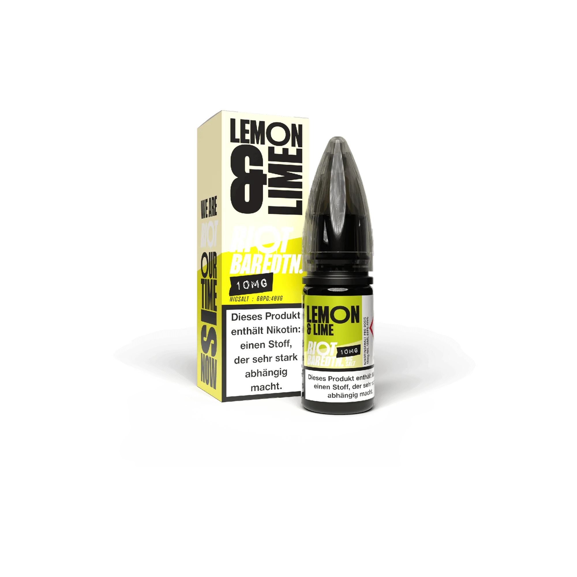 Riot Squad Bar Edtn Lemon & Lime 10 ml NicSalt Liquid