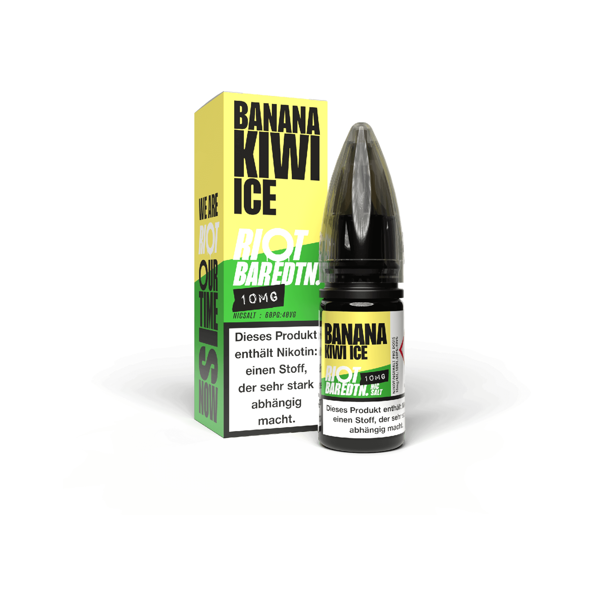 Riot Squad Bar Edtn Banana Kiwi Ice 10 ml NicSalt Liquid Riot Squad Bar Edtn Banana Kiwi Ice 10 ml NicSalt Liquid