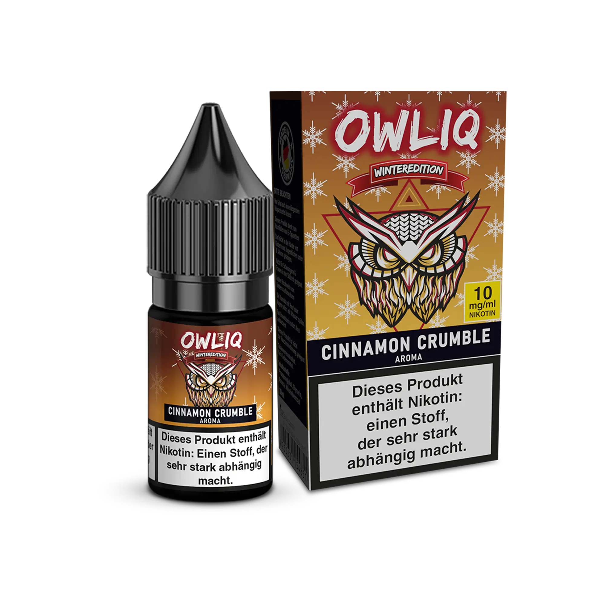 Owliq Cinnamon Crumble 10 ml Nikotinsalz Liquid