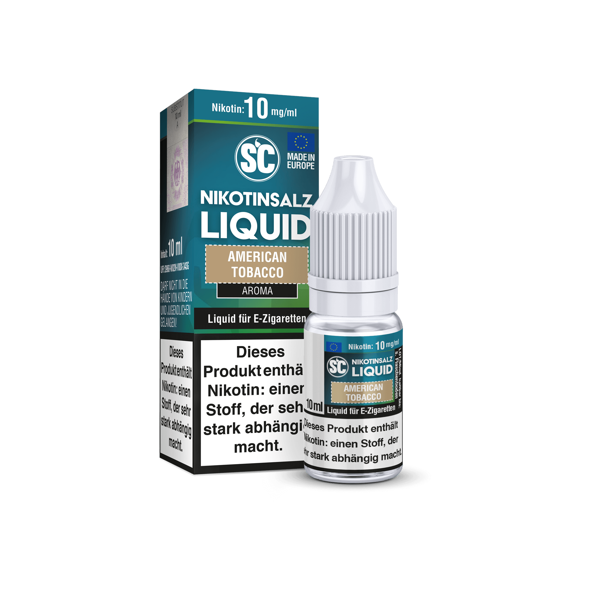 SC American Tobacco 10 ml Nikotinsalz Liquid