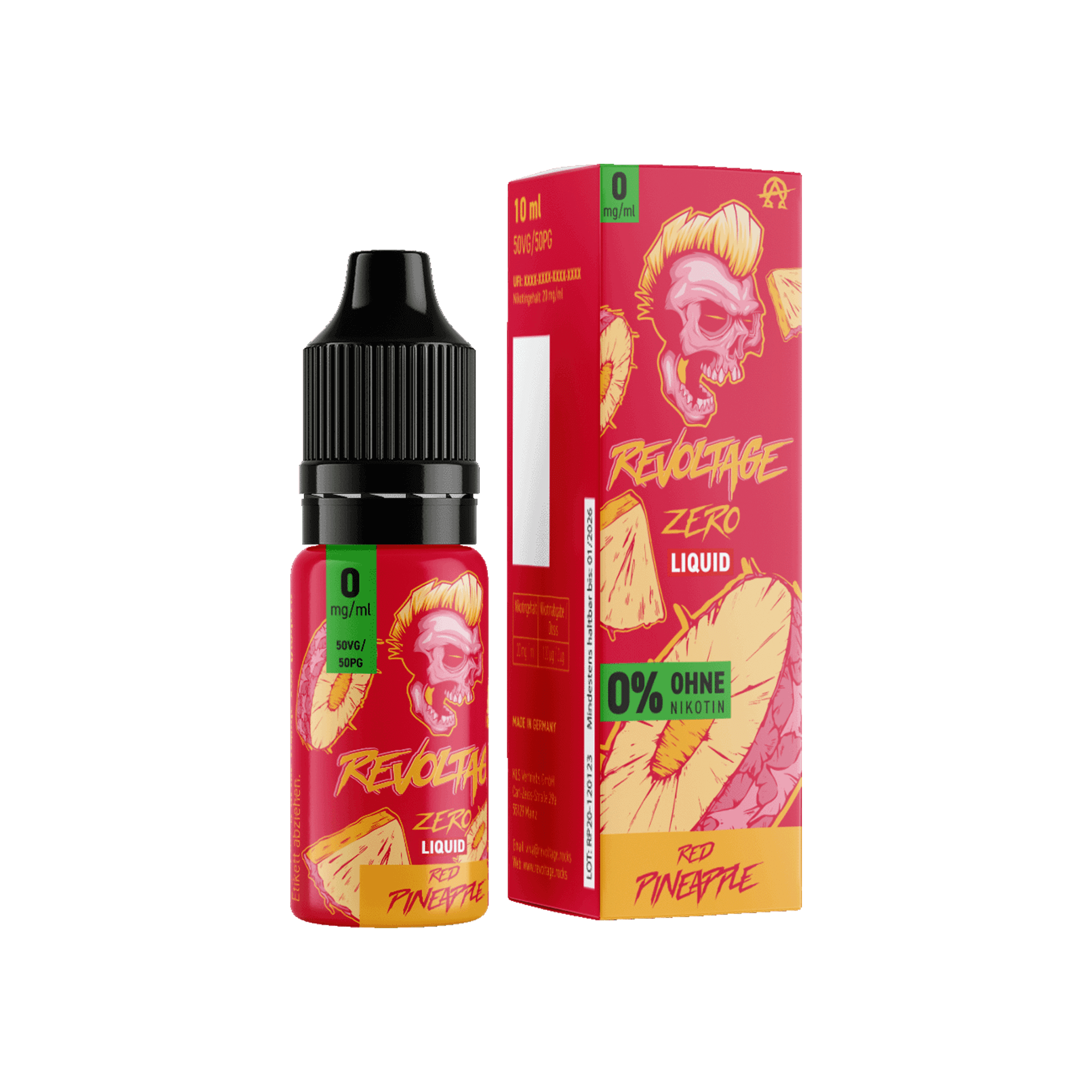 Revoltage Red Pineapple 10 ml Hybrid NicSalt Liquid Revoltage Red Pineapple 10 ml Hybrid NicSalt Liquid