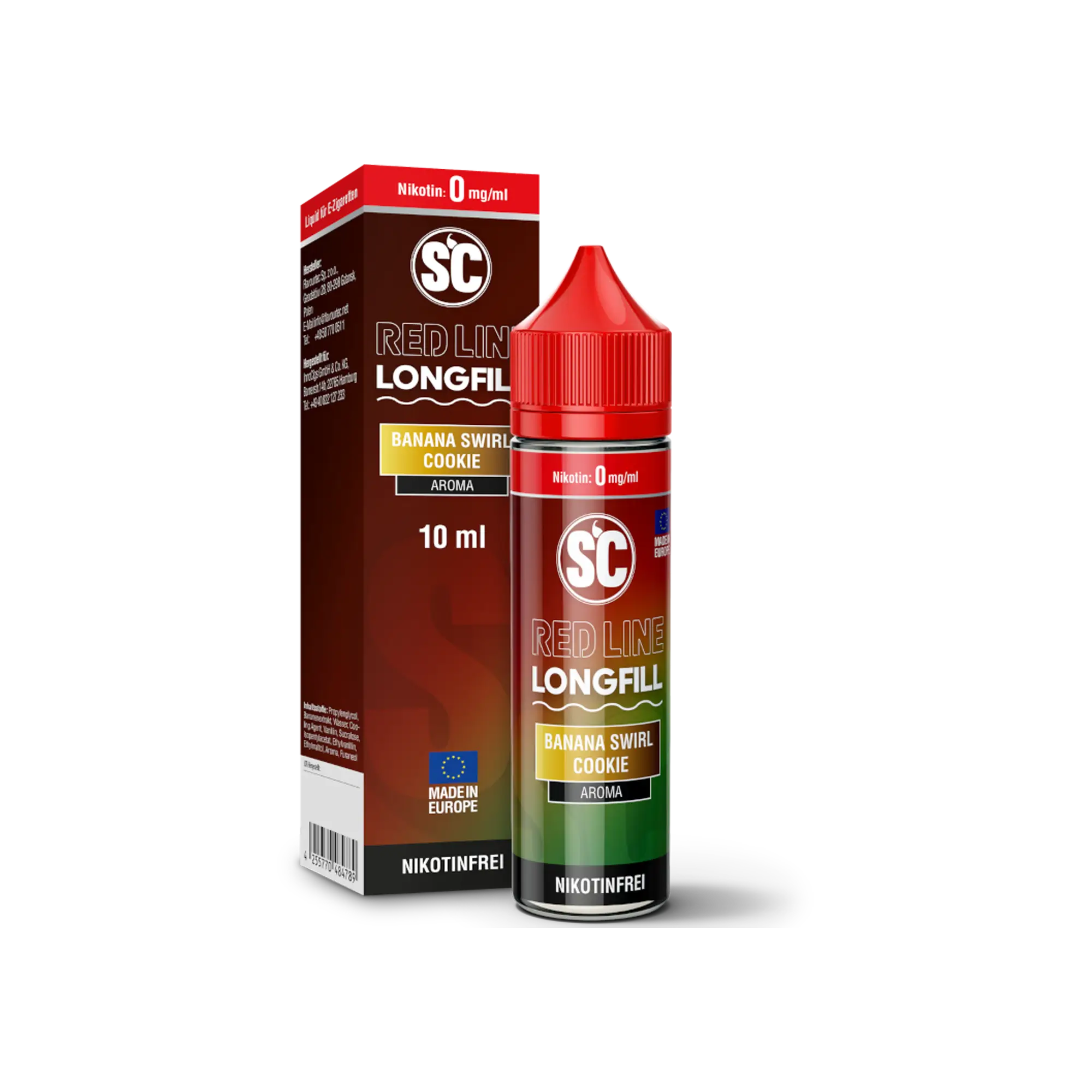 SC Red Line Banana Swirl Cookie 10 ml Longfill Aroma SC Red Line Banana Swirl Cookie 10 ml Longfill Aroma